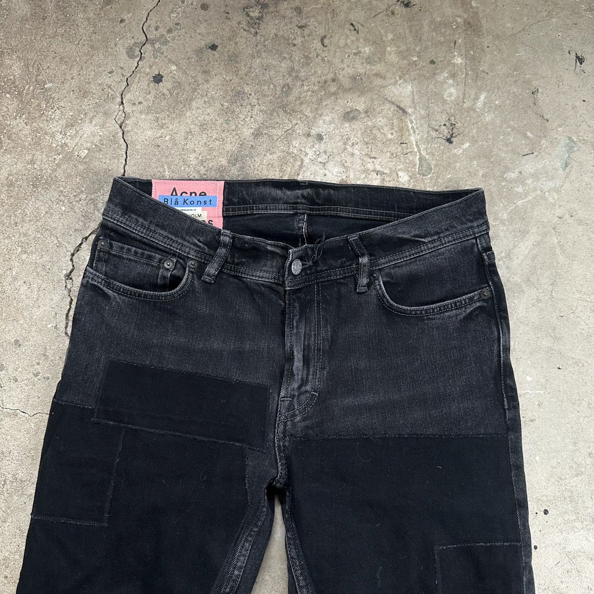 Acne Studios Acne Studios River Black Patch Denim Jeans Size US 31 - 6 Thumbnail