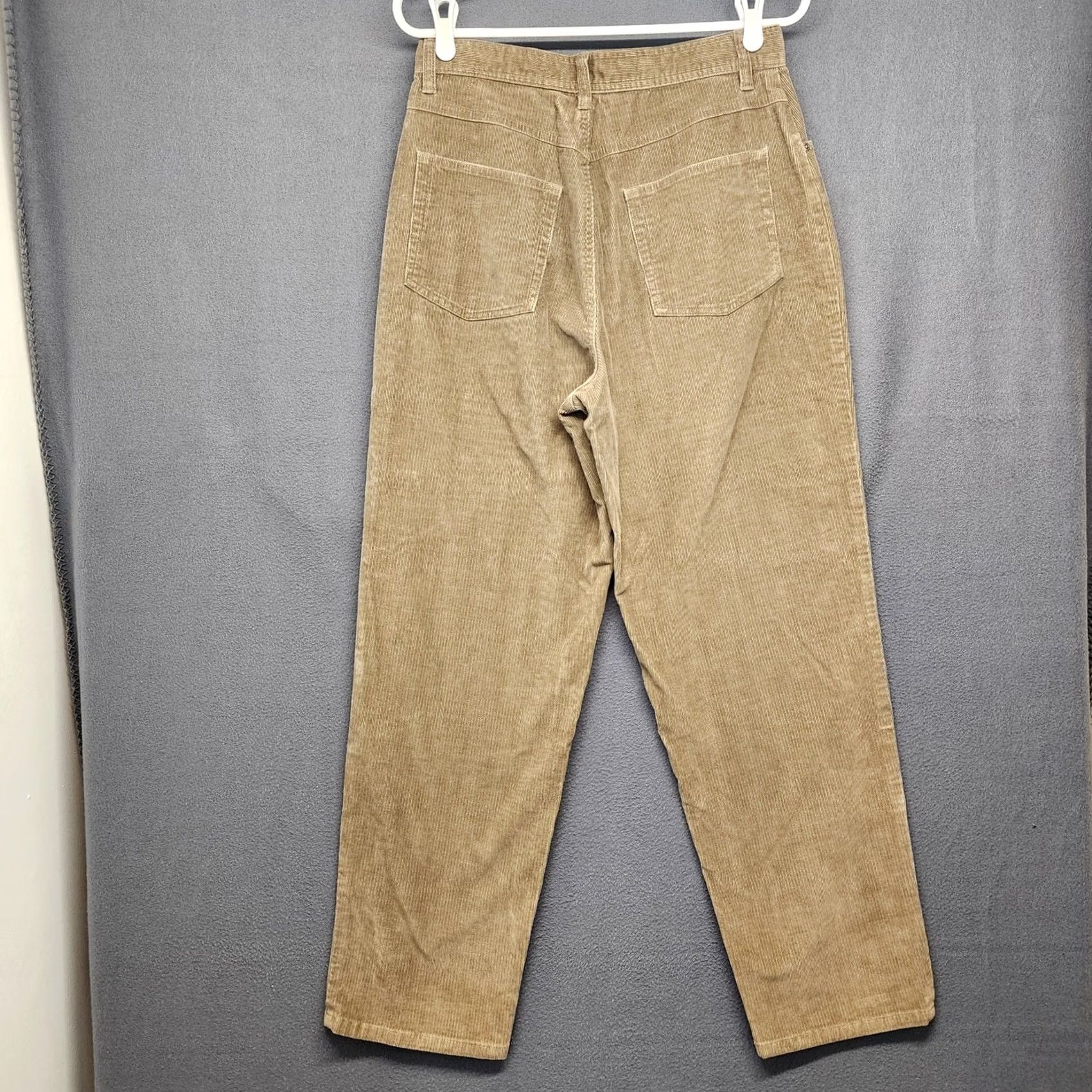 Vintage VINTAGE LL Bean Corduroy Pants Womens 12 Regular Brown Taper High Rise Stretch Size 34" / US 12 / IT 48 - 2 Thumbnail