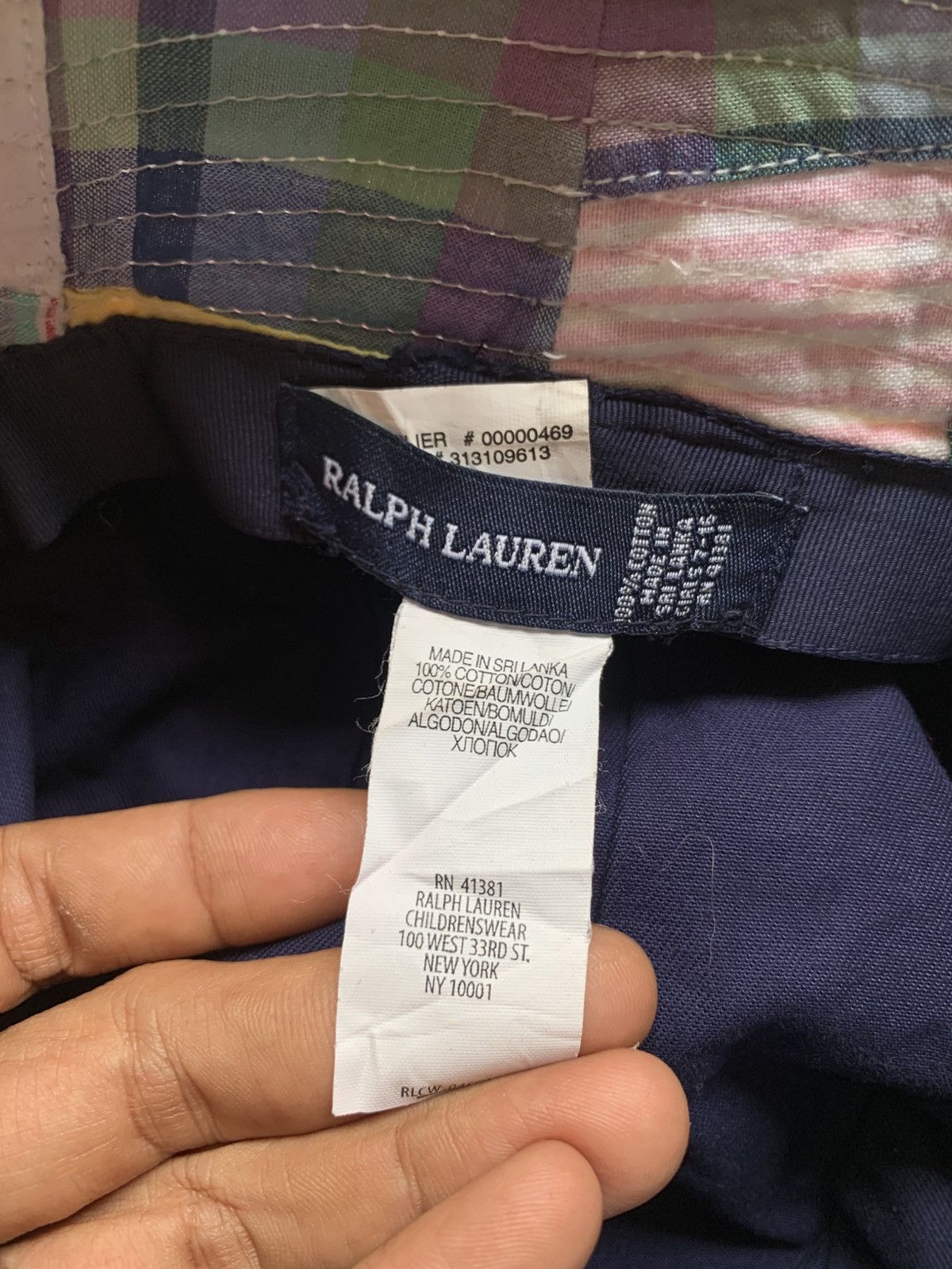 Polo Ralph Lauren madras plaid vintage Size ONE SIZE - 3 Thumbnail
