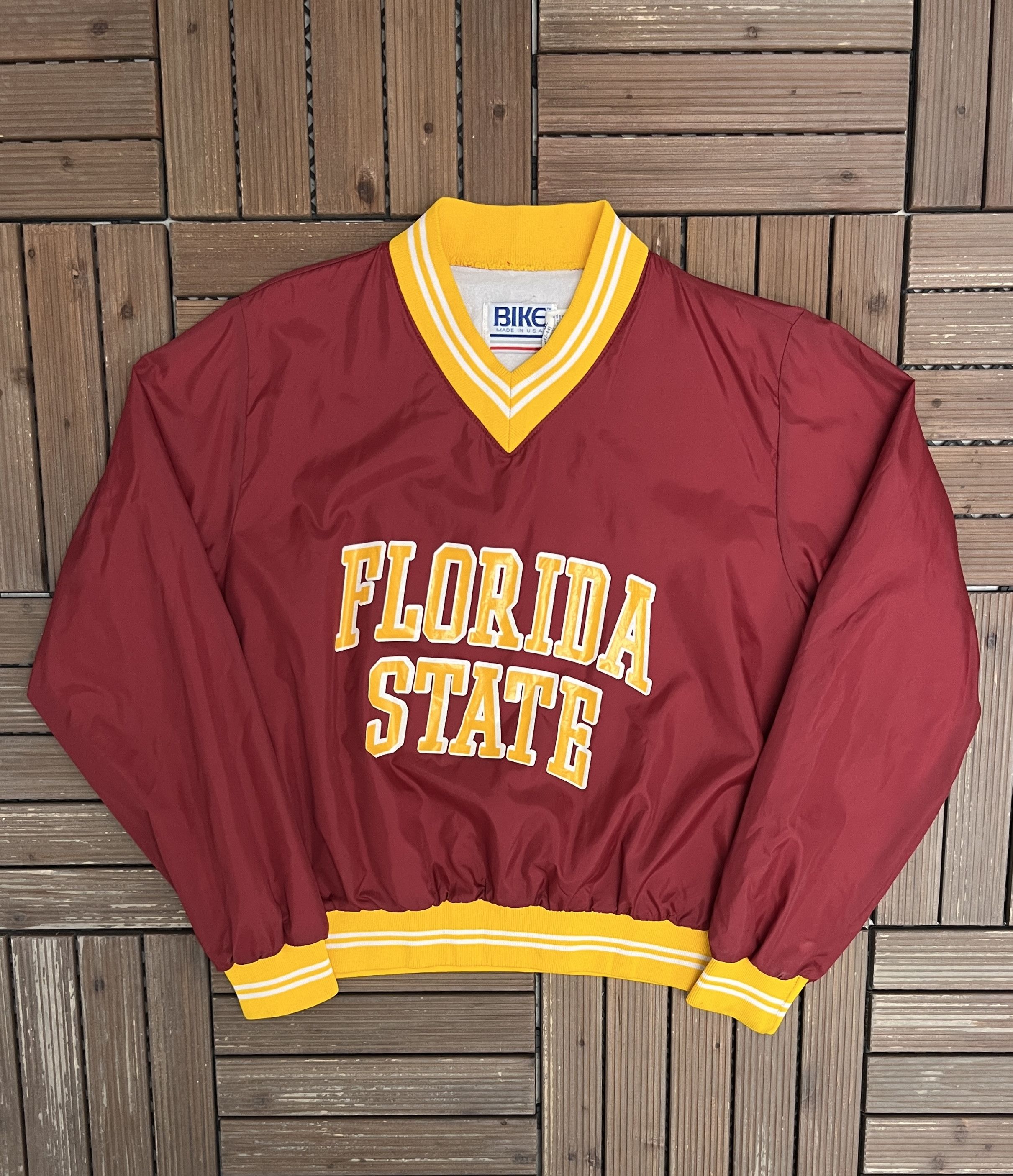 Vintage Florida State Seminoles Vintage Red Windbreaker Jacket Size US L / EU 52-54 / 3 - 1 Thumbnail