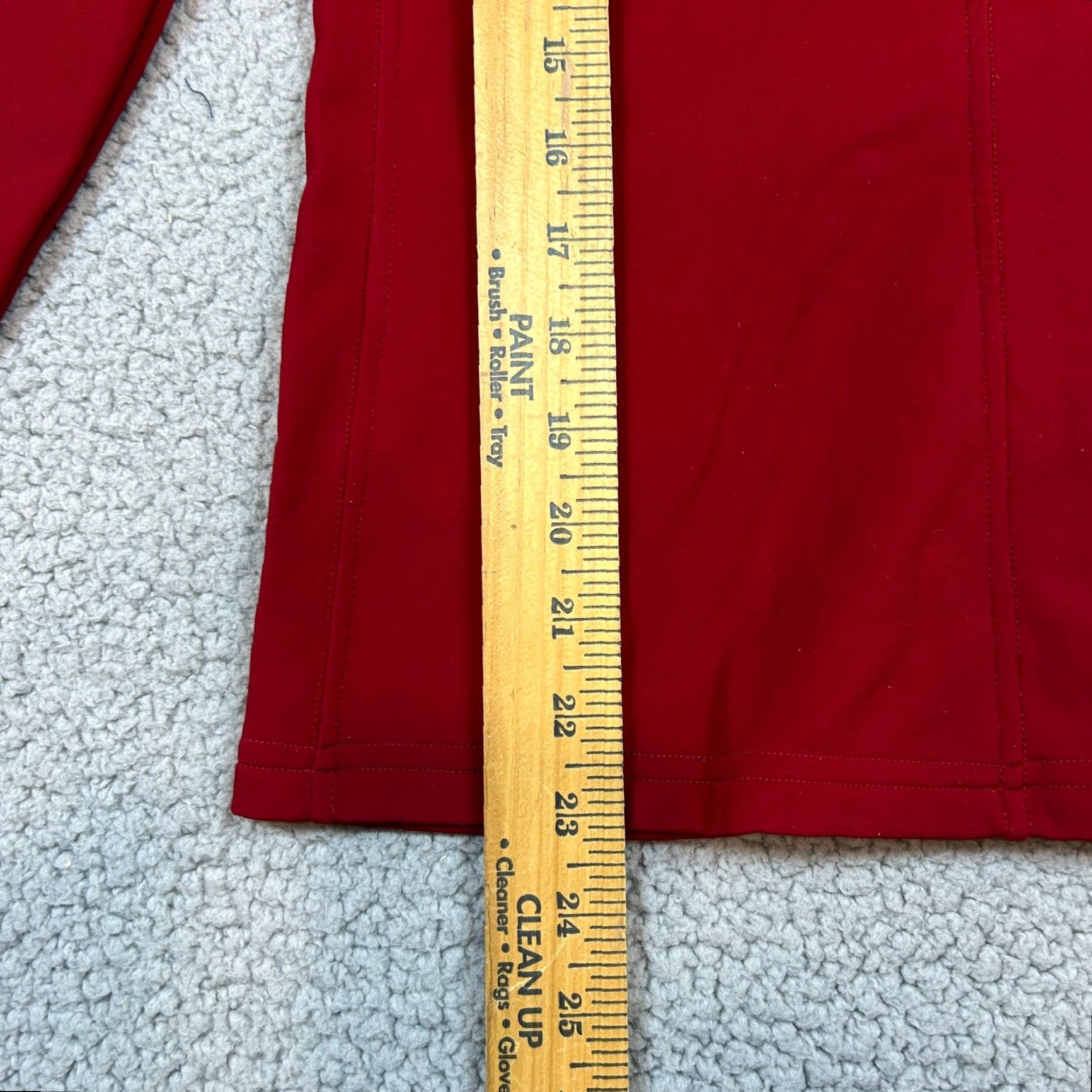 Vintage Authier Jacket Womens Full Zip Mock Neck Casual Training Red Size L (46) Regular Cotton Blend Track Jacket Activewear Womens Red L Size L / US 10 / IT 46 - 6 Thumbnail