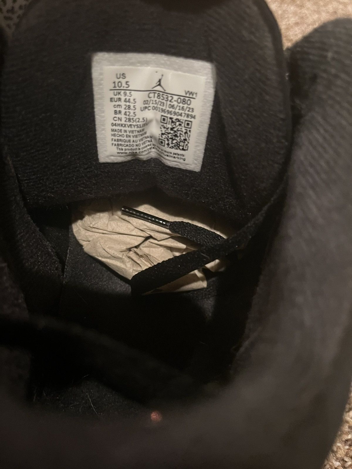 Jordan Brand × Nike Air Jordan 3 Retro - "Fear" Size US 10.5 / EU 43-44 - 2 Thumbnail