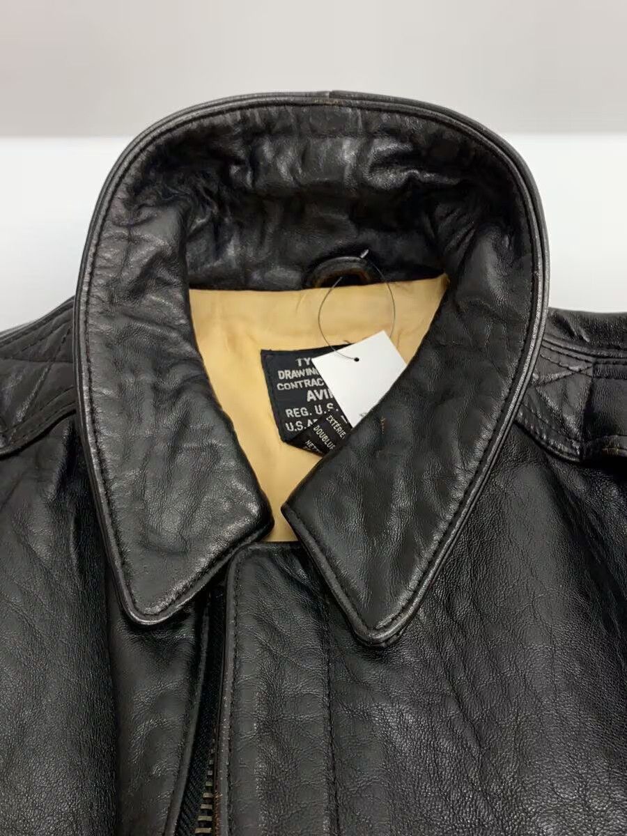 Avirex Avirex Leather Flight Jacket Black Size US XS / EU 42 / 0 - 5 Thumbnail