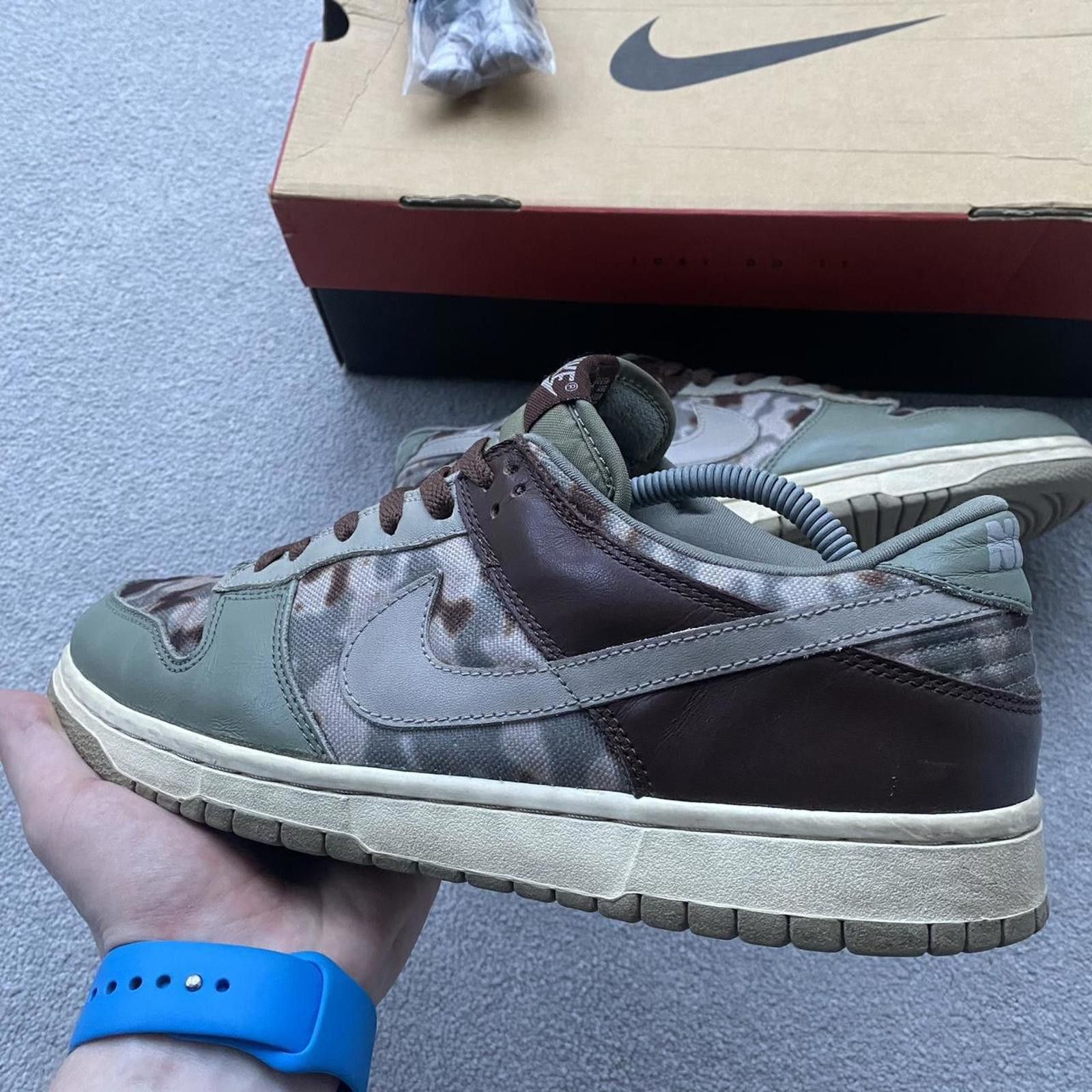 Nike Nike Dunk Low Premium 2003 Classic Olive Chino Camo Size US 11 / EU 44 - 2 Thumbnail