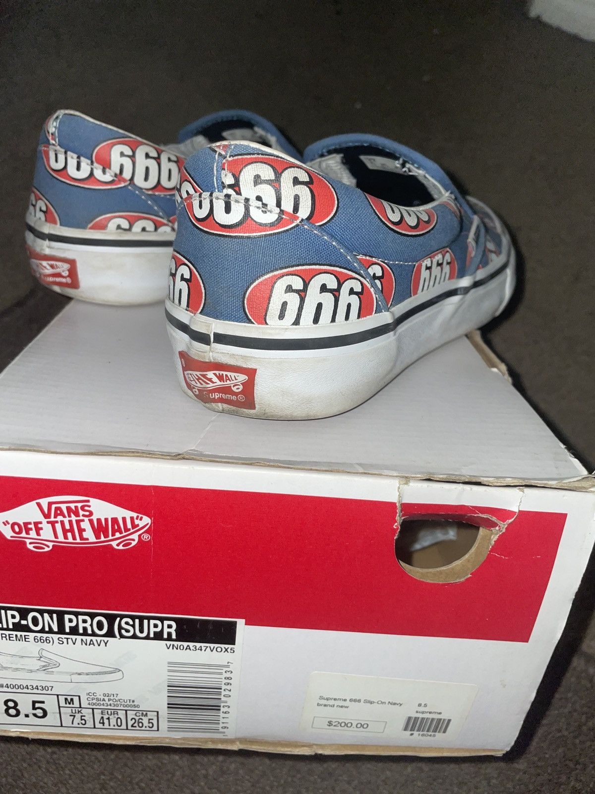 Vans 666 slip ons sales