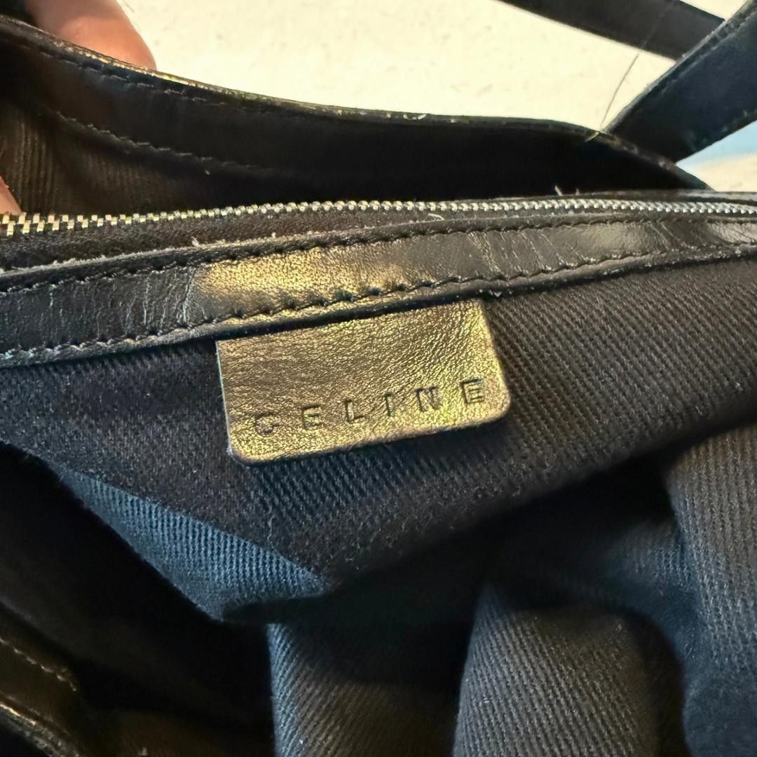 Celine Celine Black Macadam Tote Bag + Dust Bag Size ONE SIZE - 7 Thumbnail