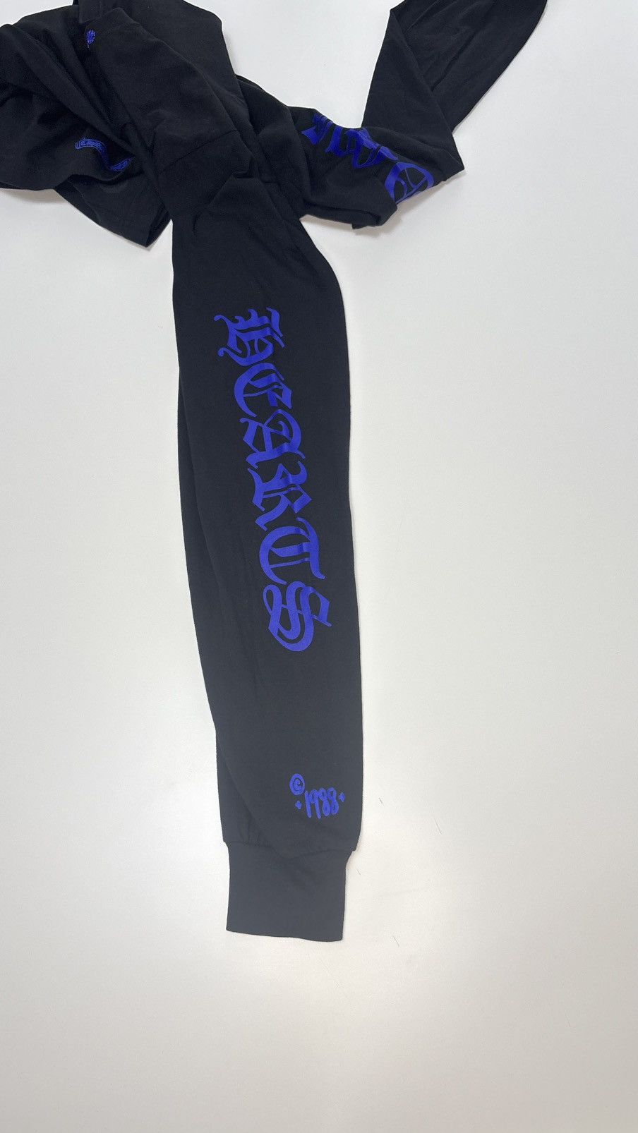 Chrome Hearts Chrome Hearts Long Sleeve Black Blue Script Size L Size US L / EU 52-54 / 3 - 5 Thumbnail