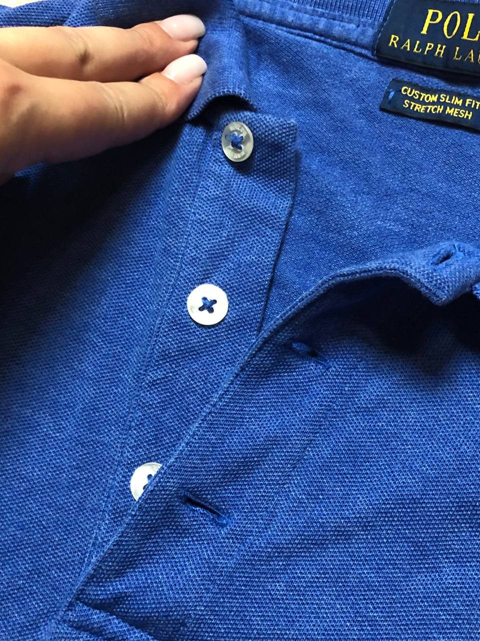 Polo Ralph Lauren Vintage Polo Ralph Lauren Custom Slim Fit Stretch Mesh Polo Size US M / EU 48-50 / 2 - 6 Thumbnail