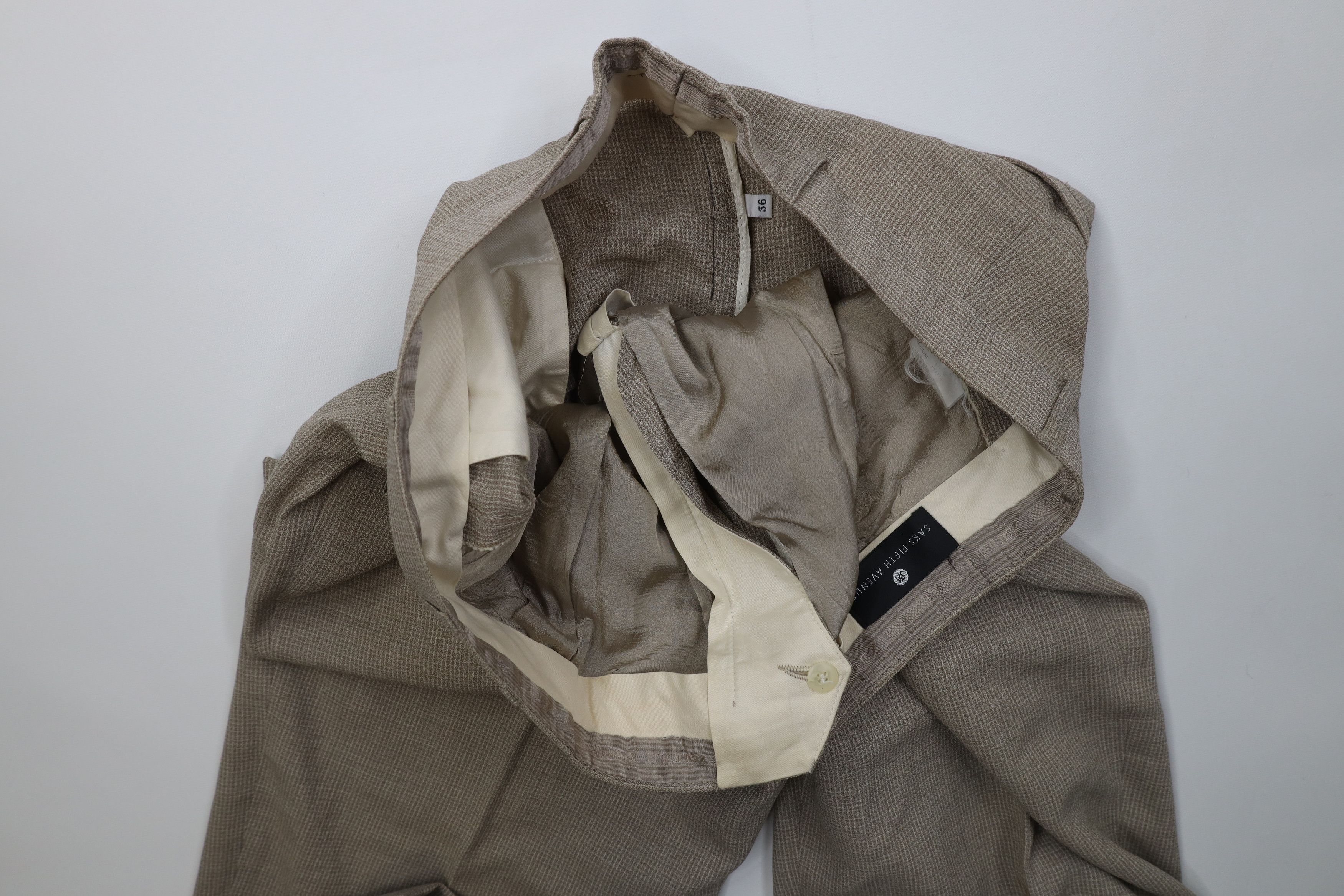 Vintage Vintage 90s Streetwear Wool Knit Wide Leg Chino Pants Size US 36 / EU 52 - 9 Thumbnail