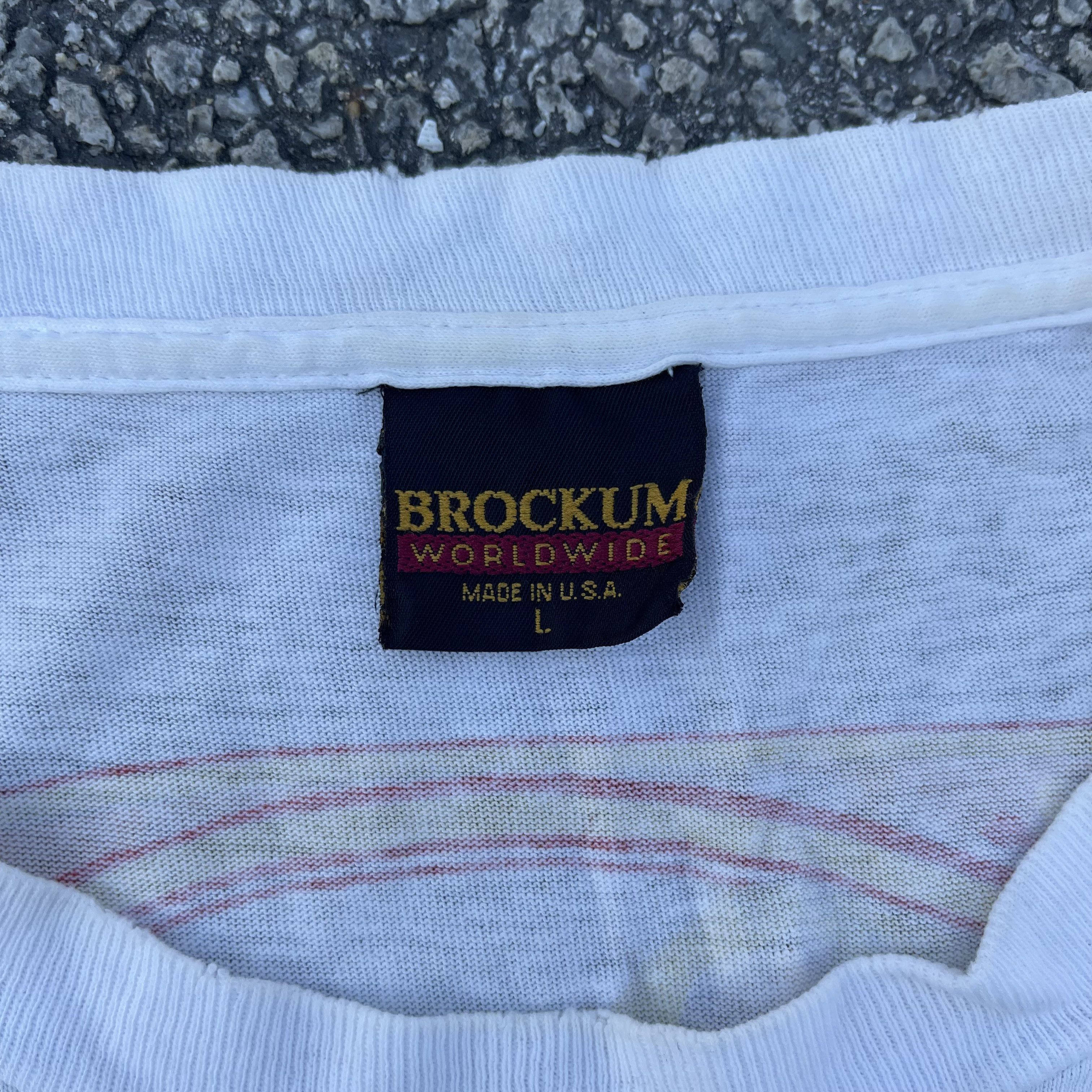 Band Tees × Brockum × Vintage Vintage 90s Fishbone “Stone Cold Nutmeg” Back Hit Brockum Size US L / EU 52-54 / 3 - 4 Thumbnail