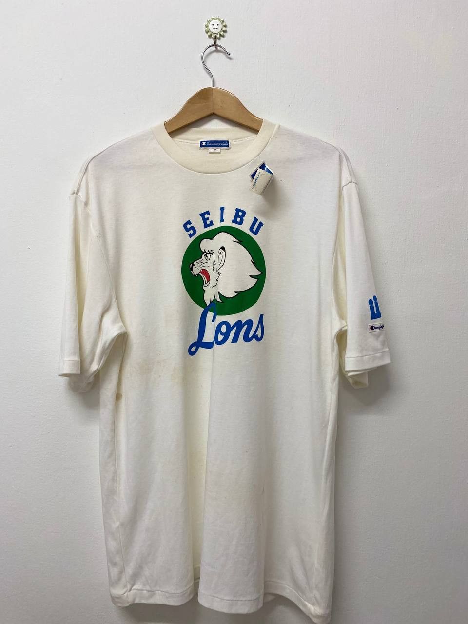 Champion vintage seibu lion by champion blue bar tag nice design Size US L / EU 52-54 / 3 - 1 Thumbnail