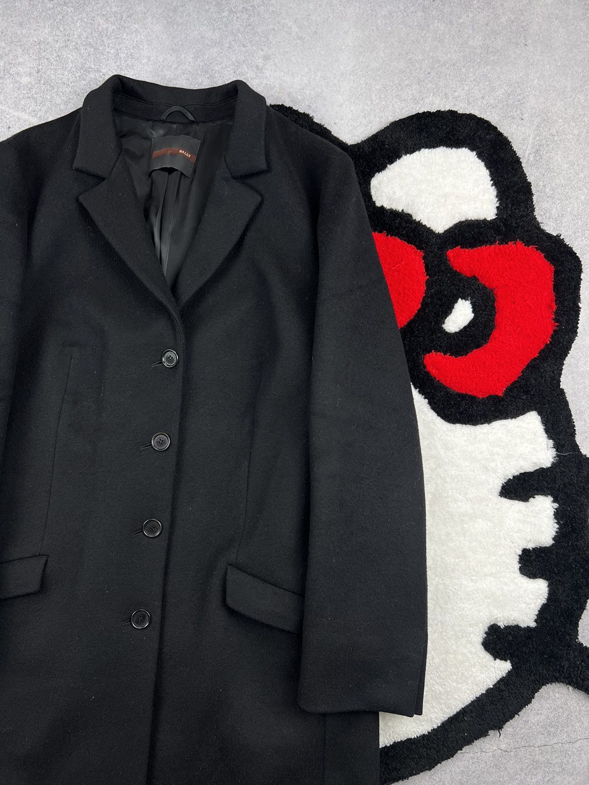 Bally Vintage Bally Italy Wool Coat Trench Size XL / US 12-14 / IT 48-50 - 3 Thumbnail