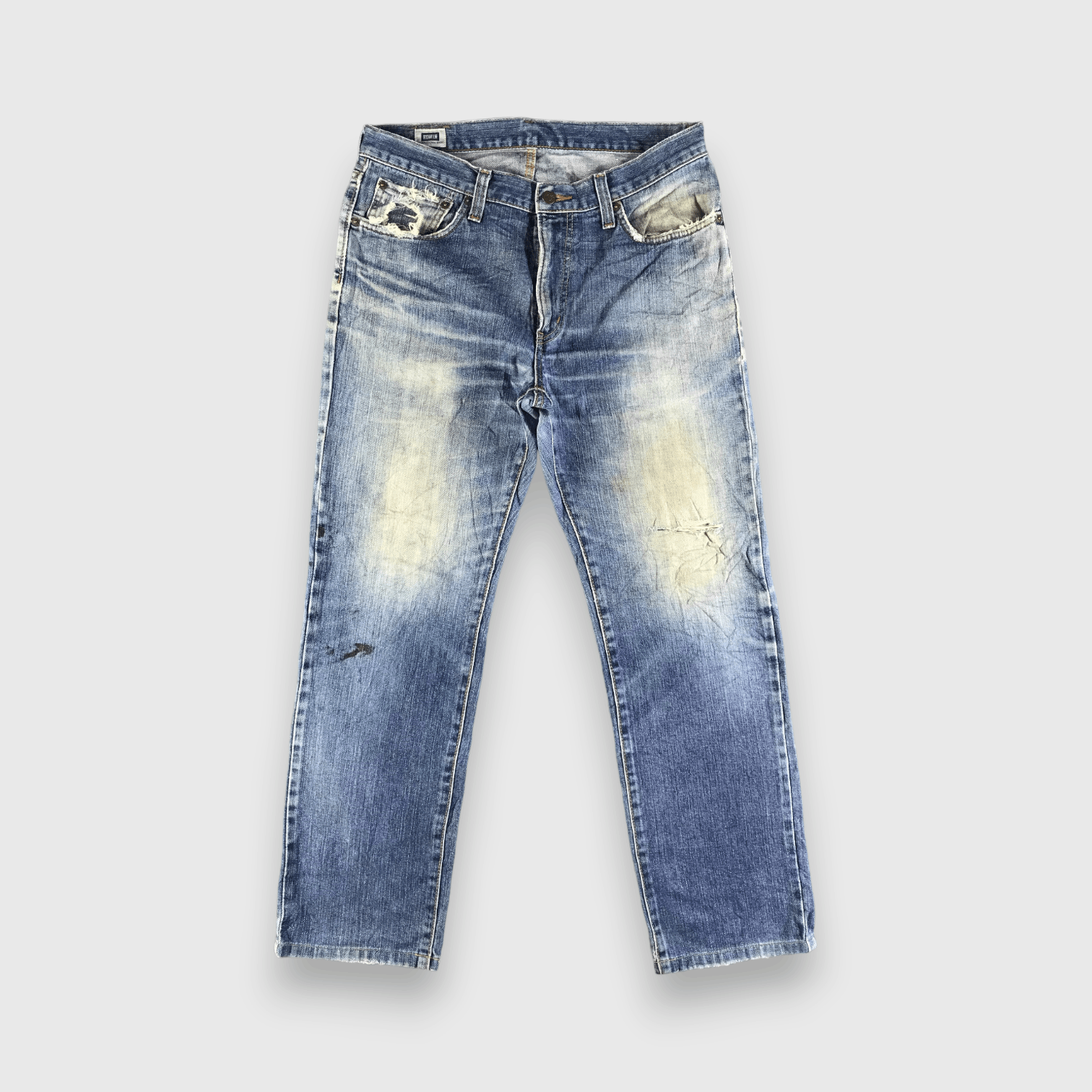 Edwin Vintage Blue Wash Edwin 403 Jeans-J3792 Size US 34 / EU 50 - 1 Thumbnail