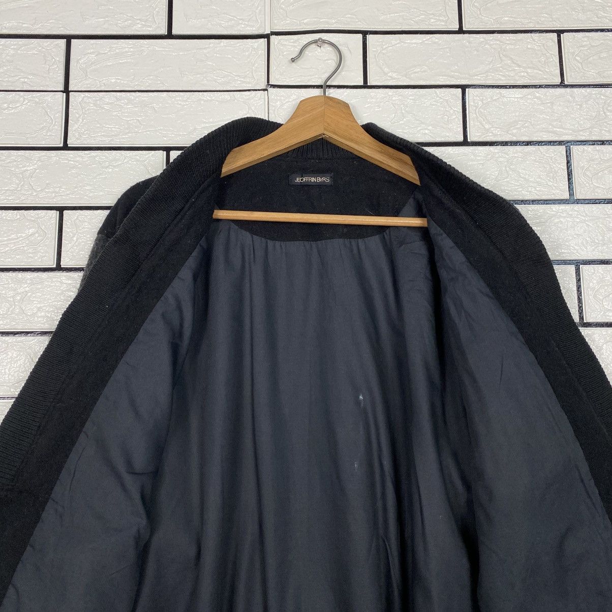 Japanese Brand 📌Wagen Co Ltd Wool Bomber Jacket Issey Miyake Size US L / EU 52-54 / 3 - 15 Thumbnail