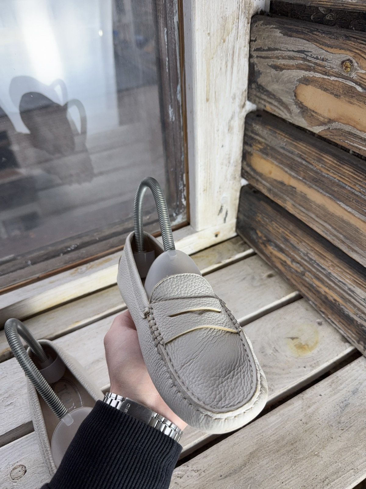 Tod's Tod’s Gommino Pebble Leather Driving Loafers Wmns US6.5 Size US 6.5 / IT 36.5 - 10 Thumbnail