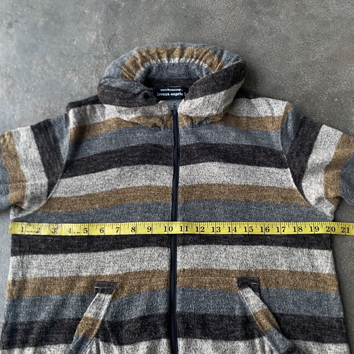 Issey Miyake Issey Miyake Mercibeaucoup Striped Zip Hoodie Jacket Size S / US 4 / IT 40 - 21 Thumbnail