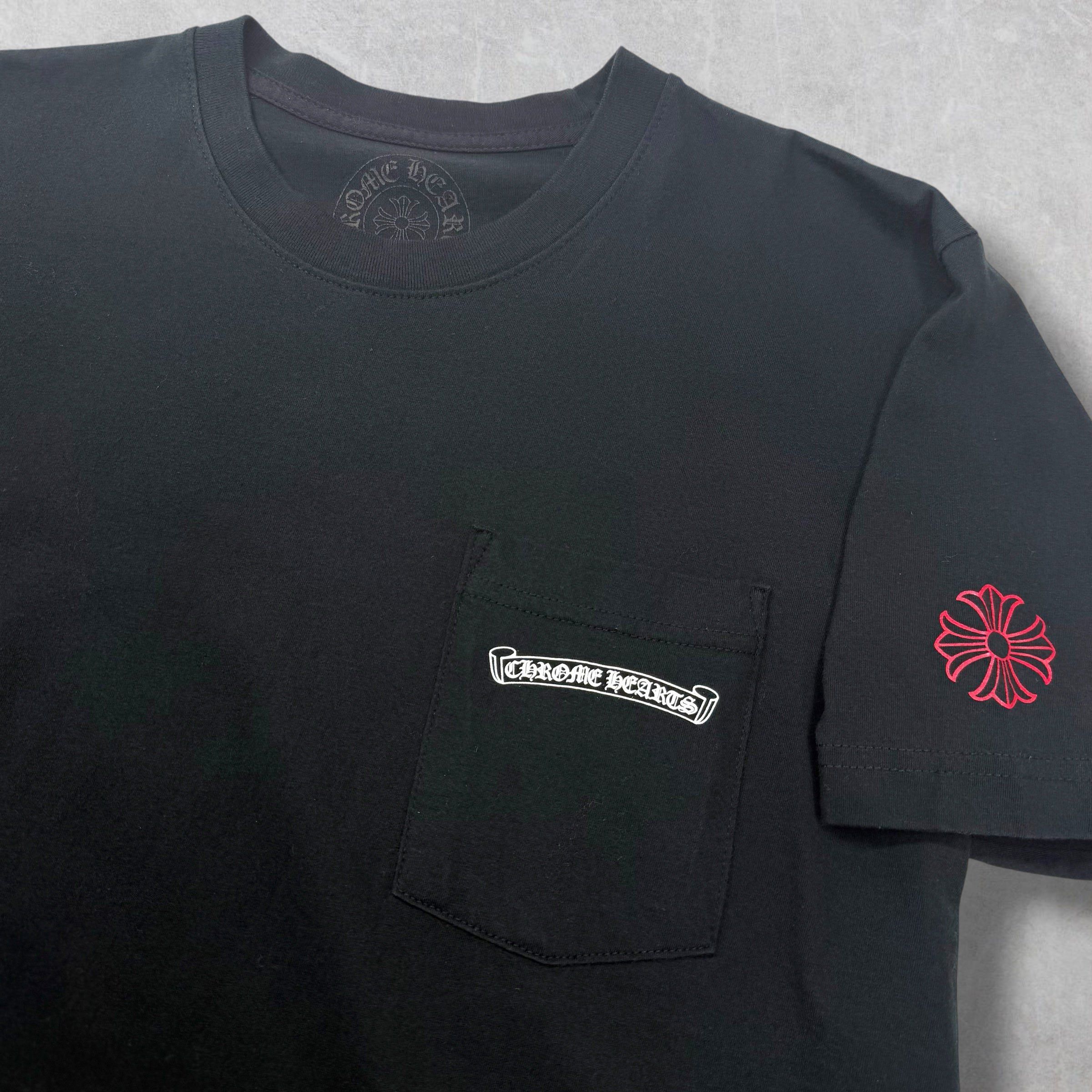Chrome Hearts Chrome Hearts NYC Exclusive Scroll Logo Tee M Size US M / EU 48-50 / 2 - 4 Thumbnail