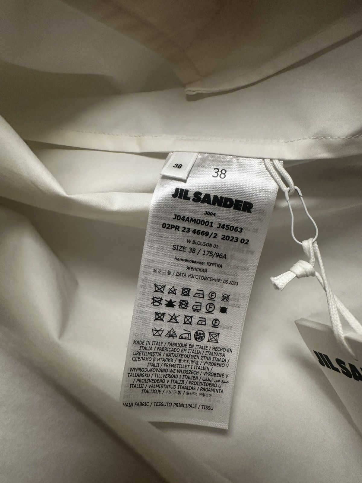 Jil Sander Jil Sander Logo Jacket Size XS / US 0-2 / IT 36-38 - 3 Thumbnail