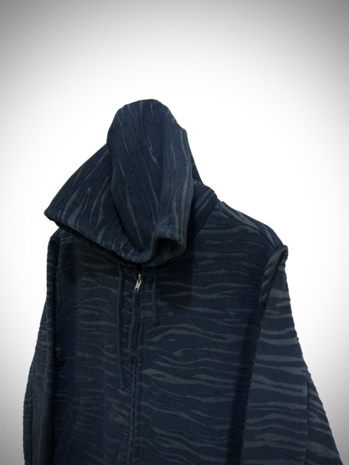 Japanese Brand LHP - Japanese Archives Textured Abstract Hoodie Size US M / EU 48-50 / 2 - 2 Thumbnail