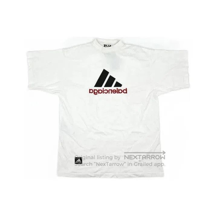 Balenciaga Balenciaga x Adidas Logo Embroidered T-Shirt. Size US M / EU 48-50 / 2 - 2 Thumbnail