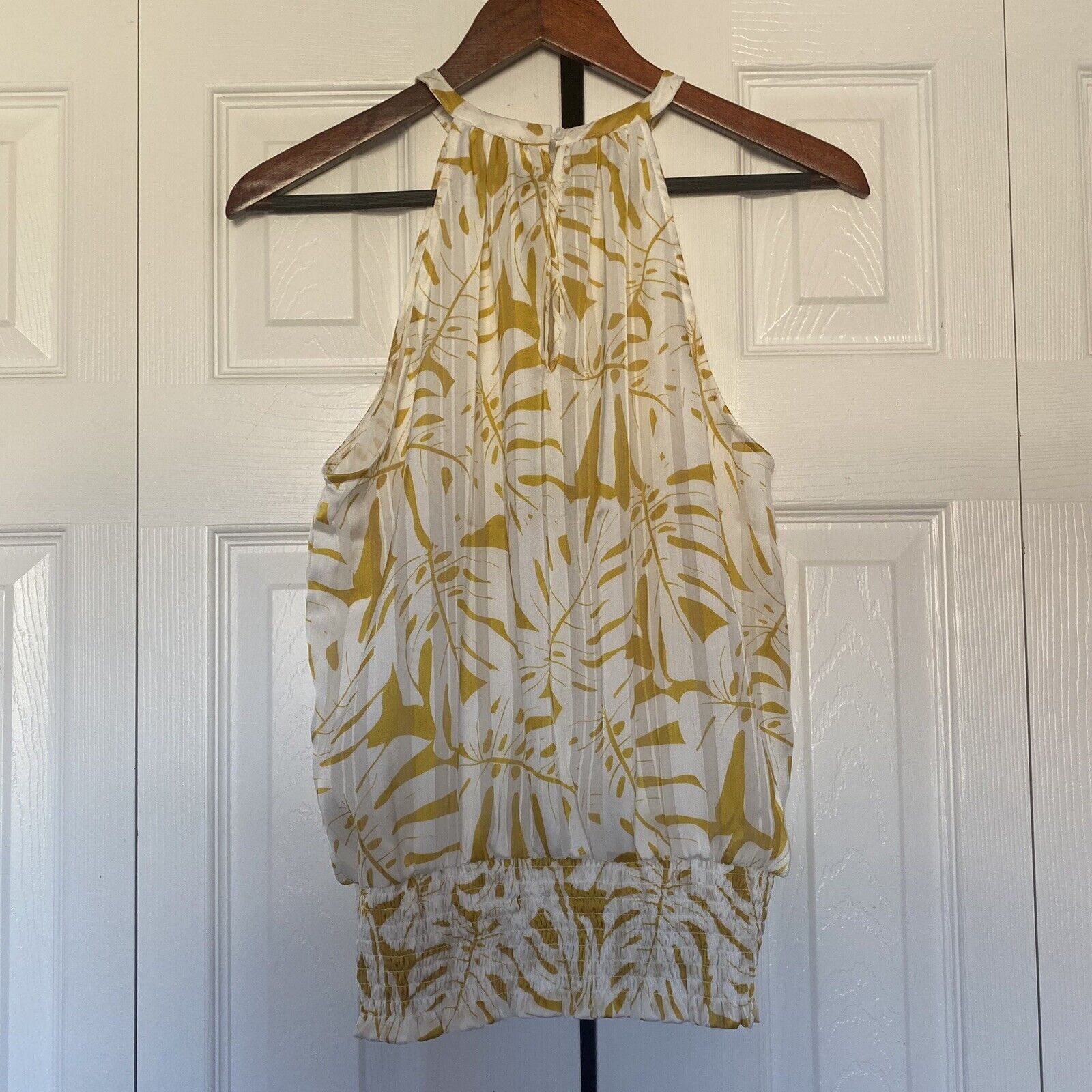 Joie womens Joie tank blouse white green size small Size S / US 4 / IT 40 - 4 Thumbnail