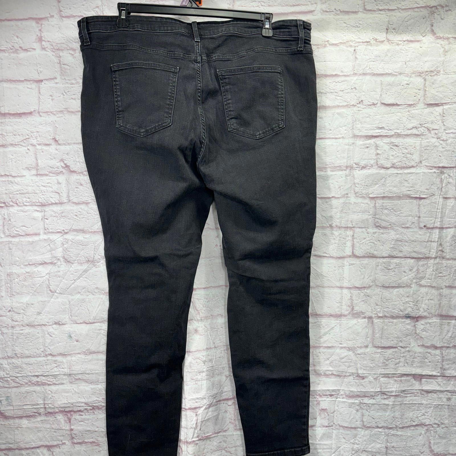 Other Ava & Viv Women's Plus Size 22 Black Jeans Size 42" / US 20 - 5 Thumbnail
