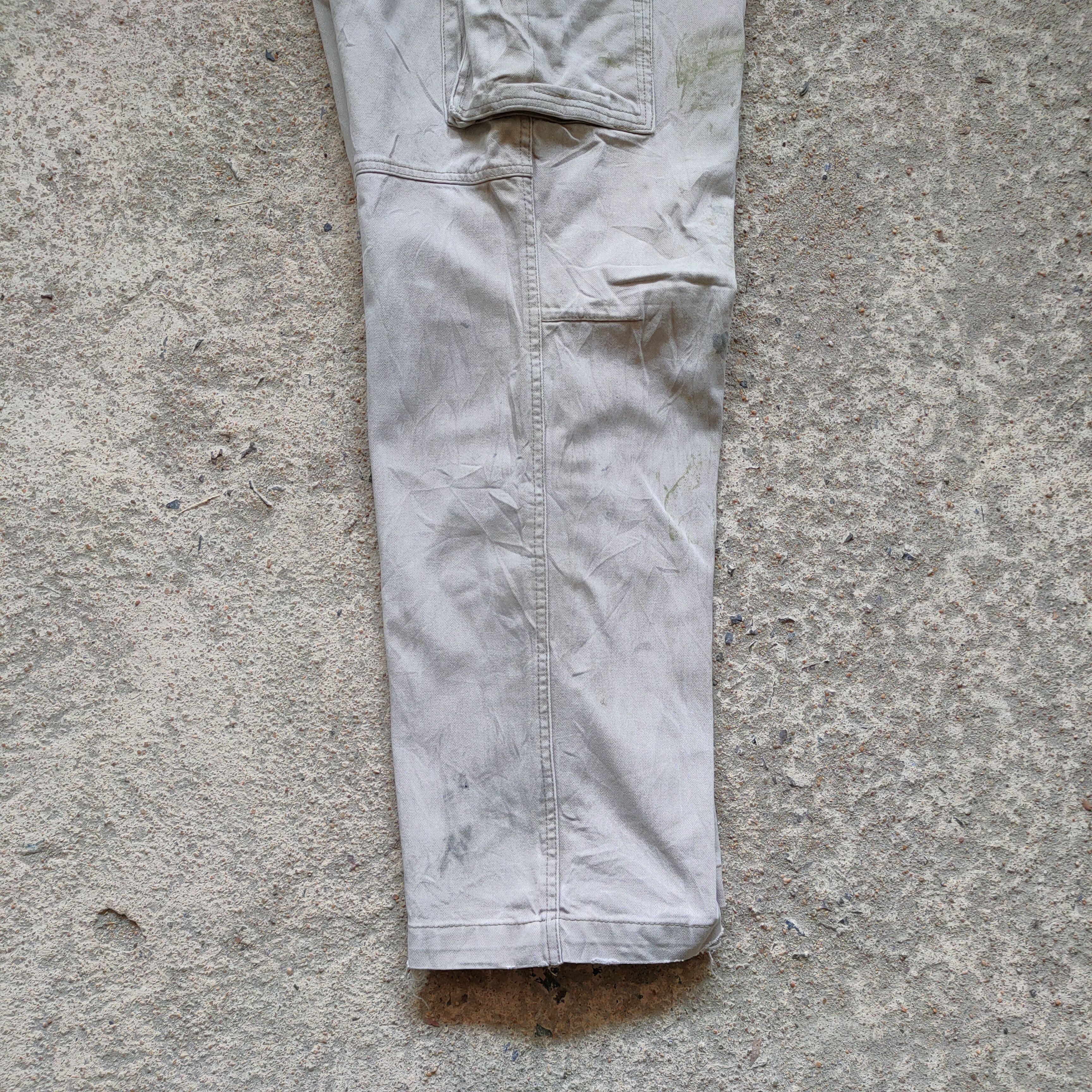 Japanese Brand × Vintage VINTAGE JAWIN FADED GREY RUSTY CARGO PANTS Size US 32 / EU 48 - 14 Thumbnail