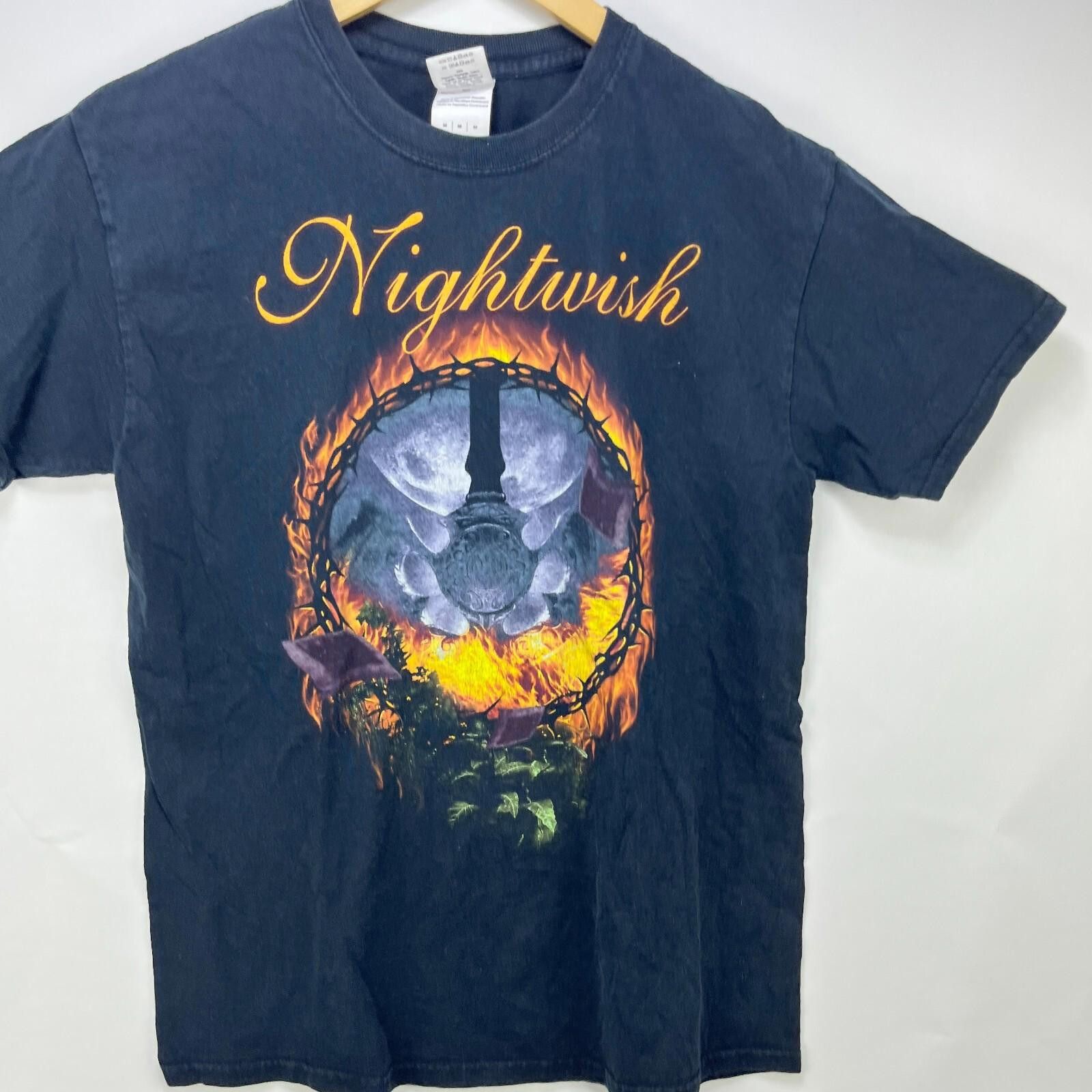 Vintage Vintage Nightwish Metal Band T-Shirt Medium Size US M / EU 48-50 / 2 - 2 Thumbnail