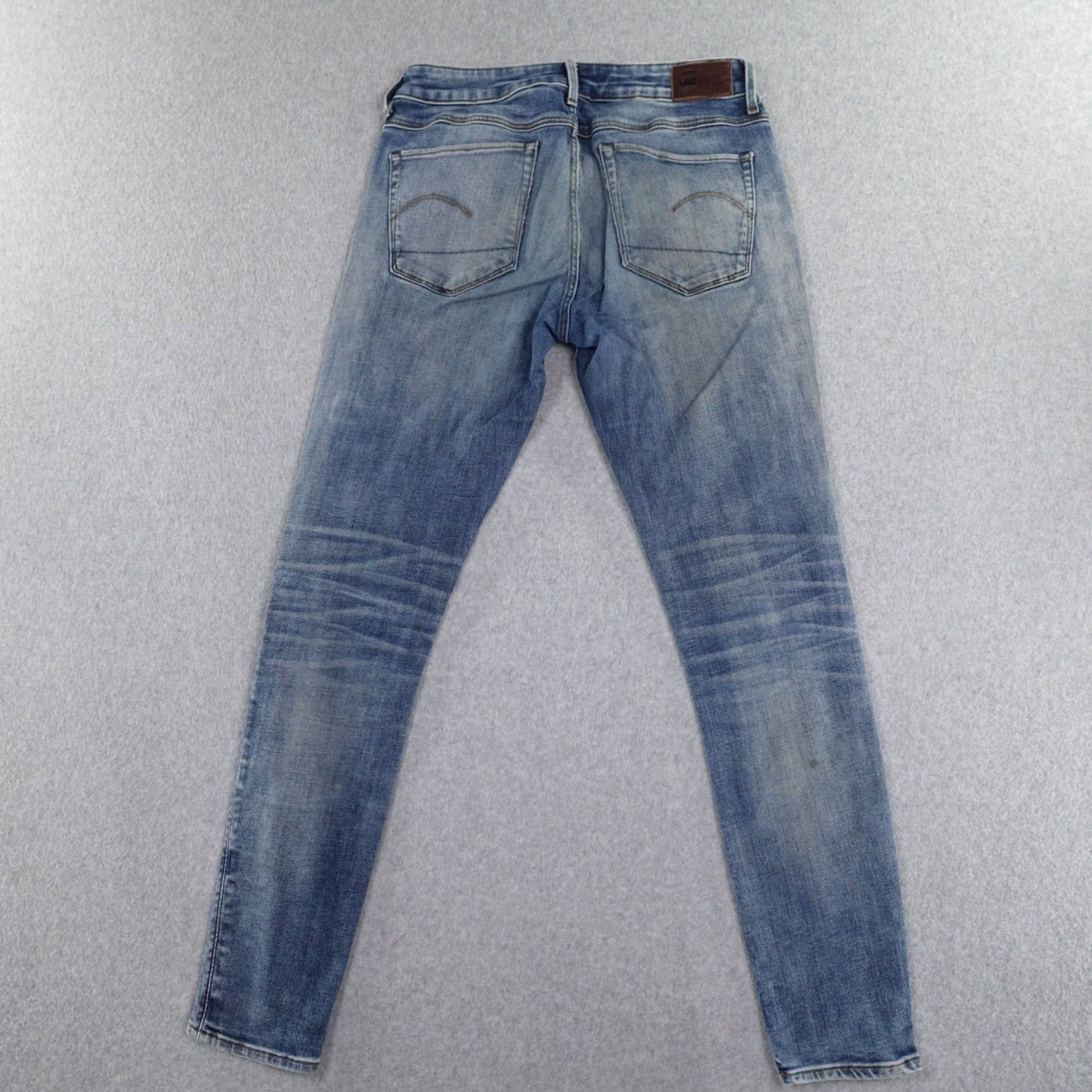 G-Star G-Star Skinny Jeans Womens 30 (30X30) Mid Blue Denim Slim 5-Pocket Shirt Hat? Size 30" / US 8 / IT 44 - 2 Thumbnail