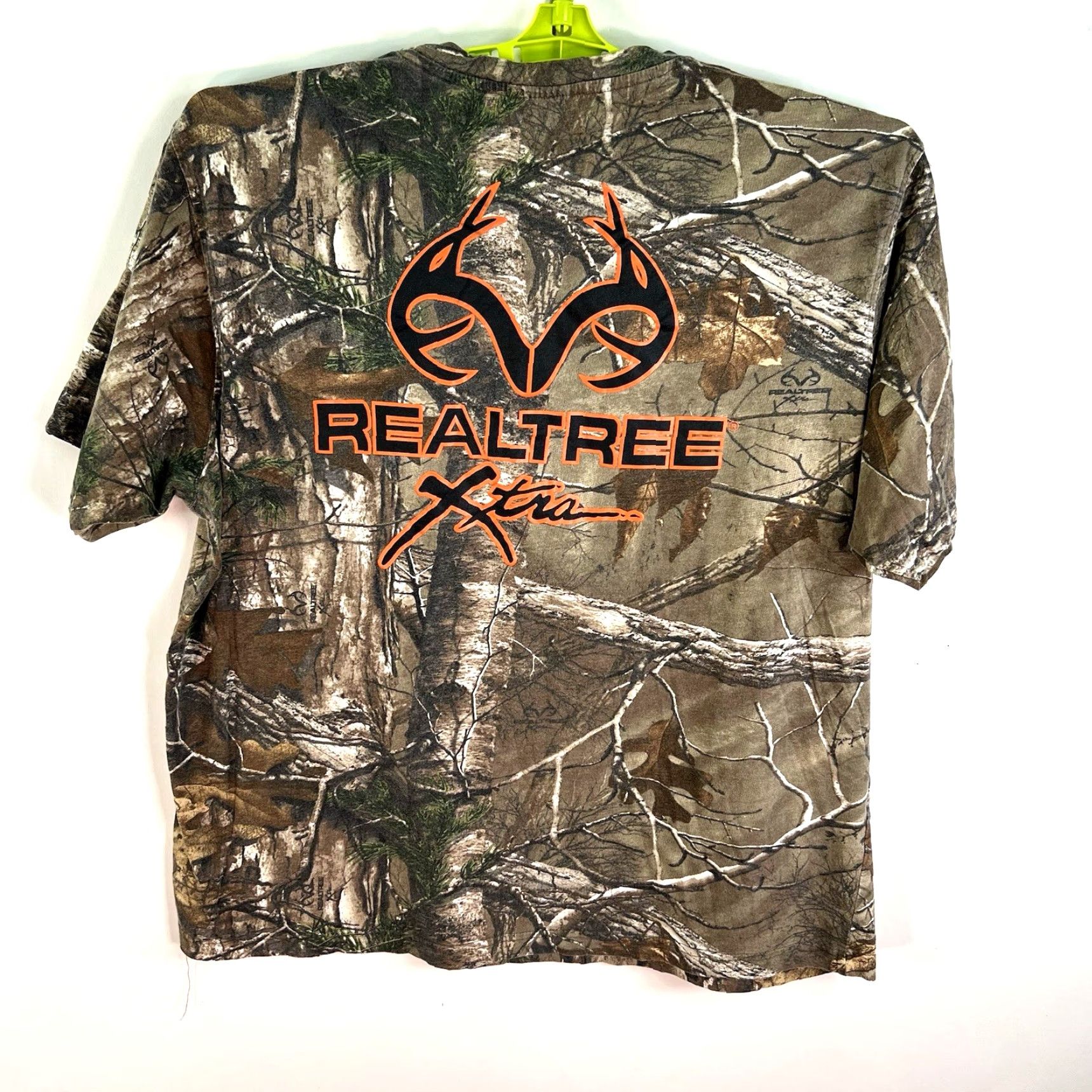 Realtree Realtree Men’s Camo T-Shirt Short Sleeve Crew Neck Green Size L Outdoor Camouflage 2000s Size US L / EU 52-54 / 3 - 4 Thumbnail
