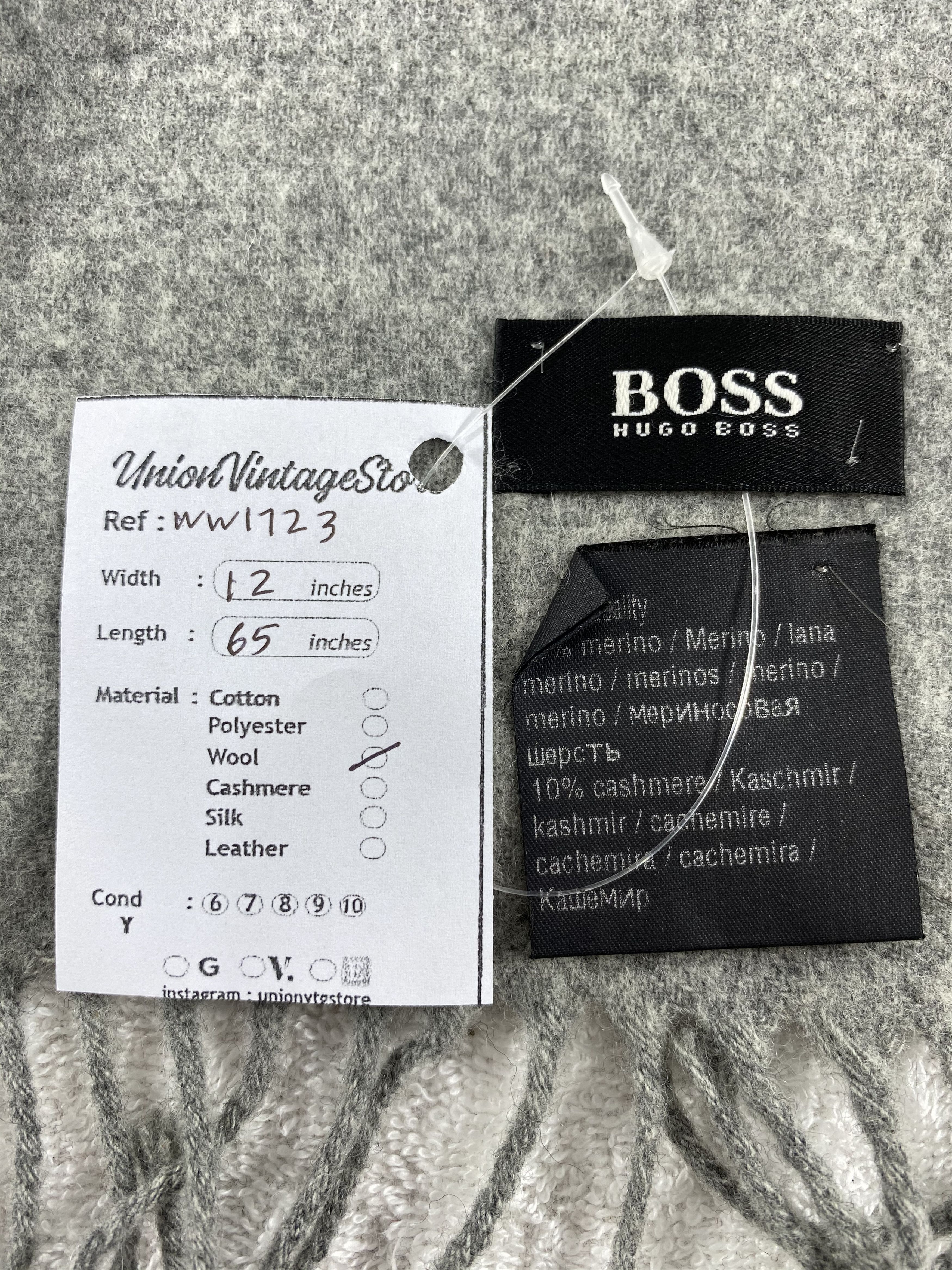 Hugo Boss Hugo Boss Scarf / Muffler / Neckwear - WW1723 Size ONE SIZE - 5 Thumbnail