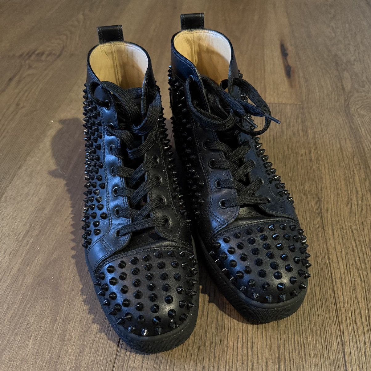 Christian Louboutin Louboutin Spiked Hightop Sneakers Size US 9.5 / EU 42-43 - 1 Thumbnail