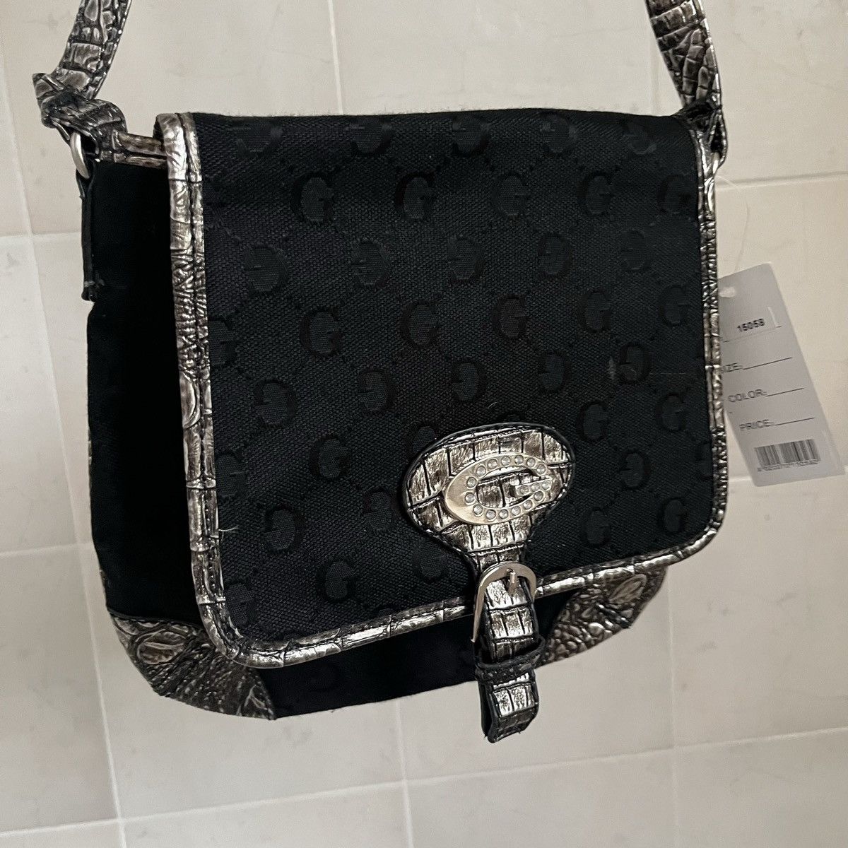Vintage ♡ Black retro crossbody bag ♡ Size ONE SIZE - 1 Thumbnail