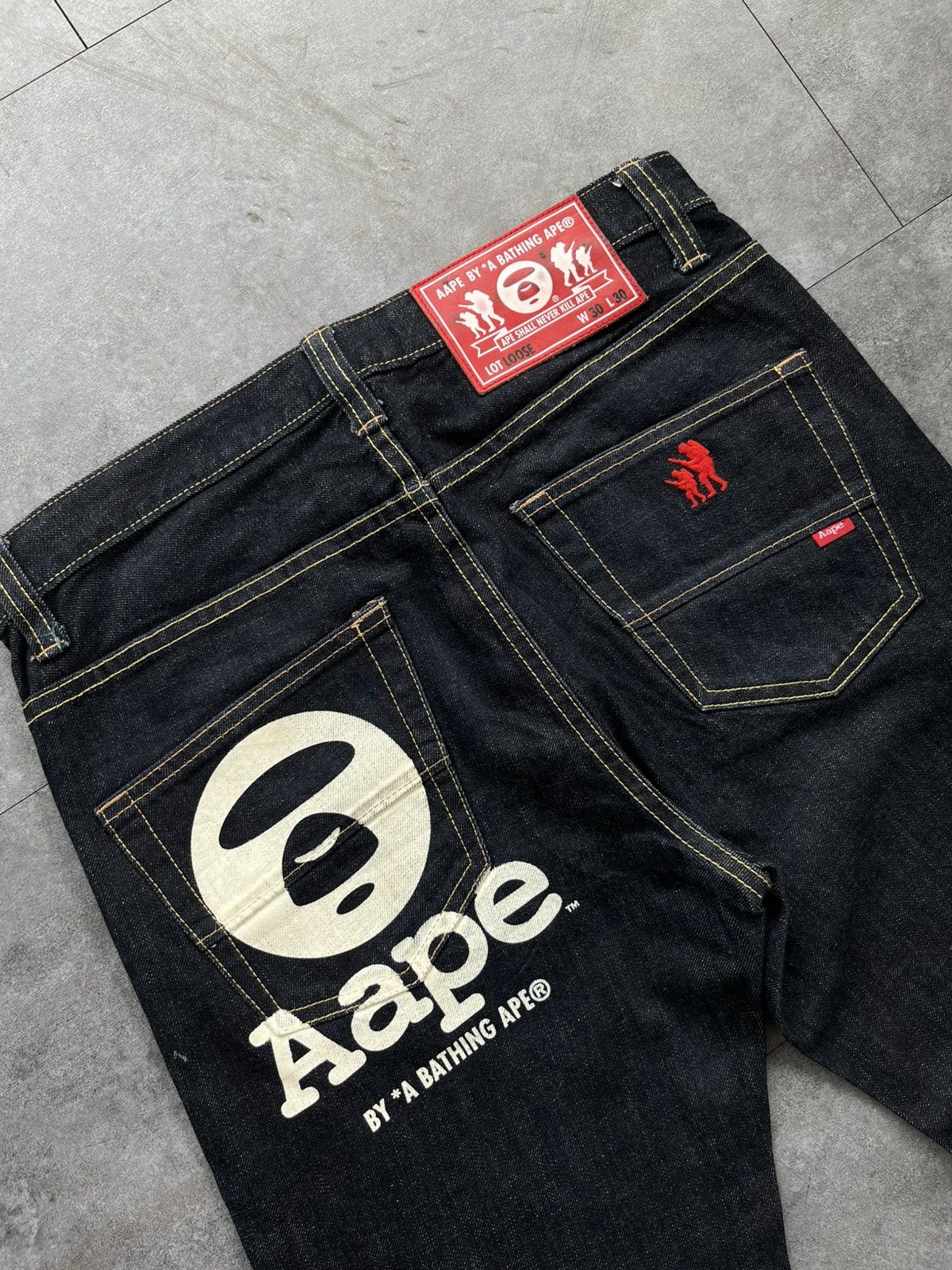 Aape Aape by A Bathing Ape Denim Size US 31 - 3 Thumbnail