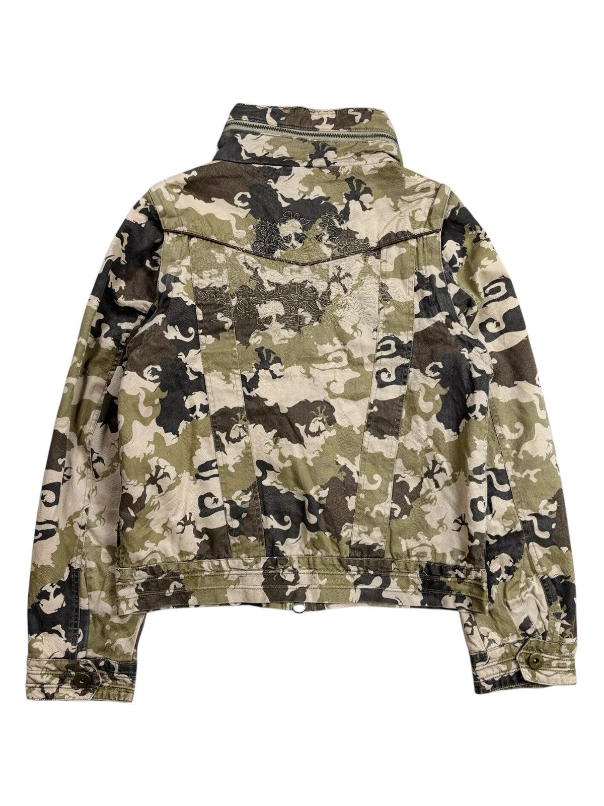 GOA 2000s Fourseason Apocaypse Transformable Tribal Camo Jacket Size US M / EU 48-50 / 2 - 4 Thumbnail