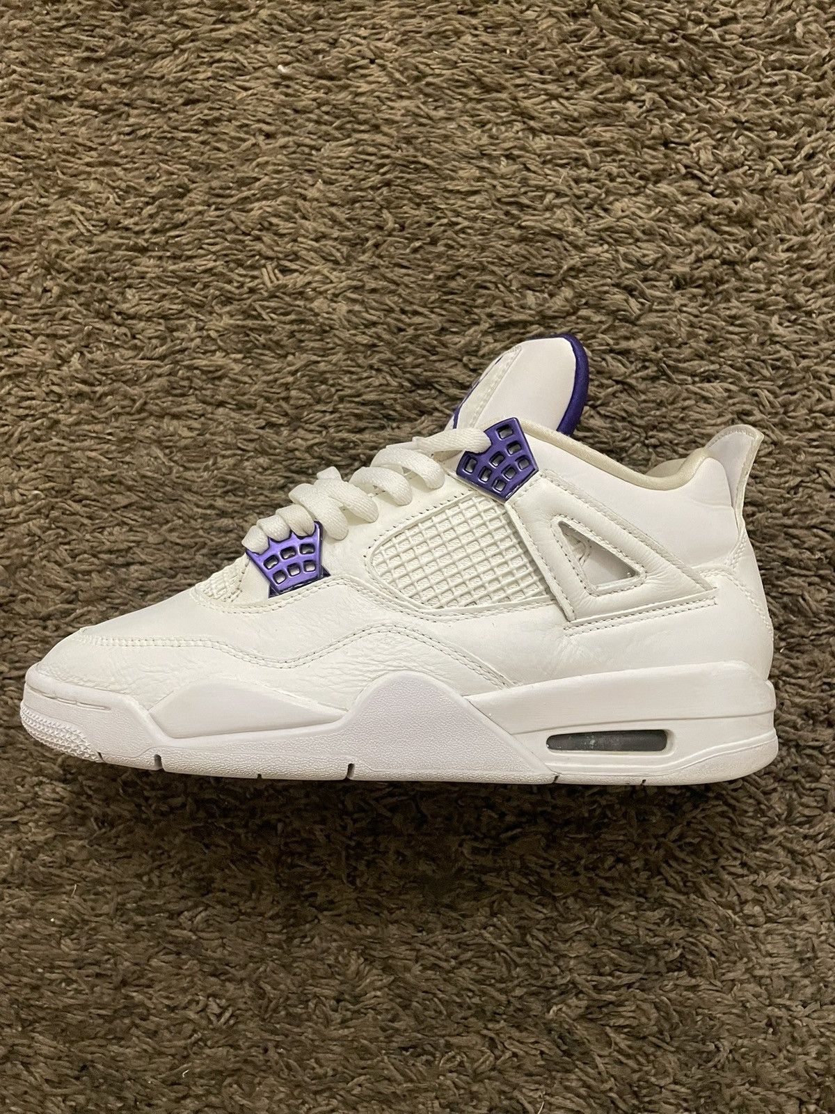 Jordan Brand Sz 9 Jordan 4 Purple Metallic Size US 9 / EU 42 - 4 Thumbnail