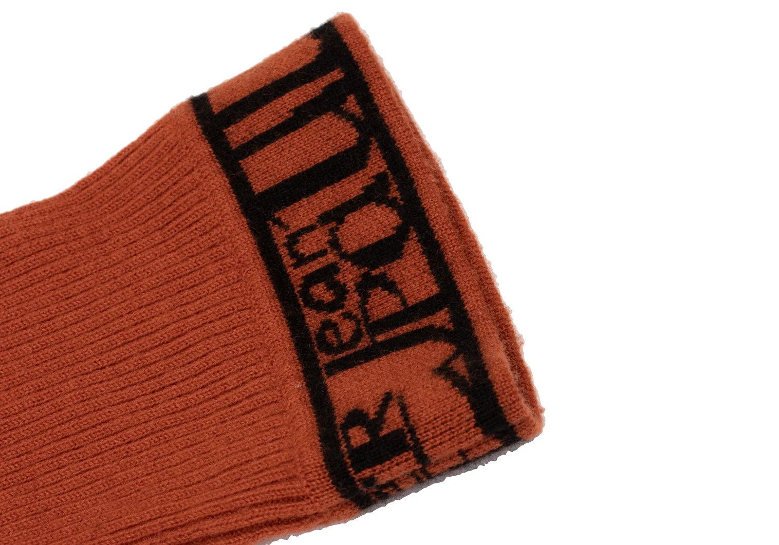 Jean Paul Gaultier Ribbed Knit Sweater with Logo Piping in Orange and Black Size US M / EU 48-50 / 2 - 10 Thumbnail