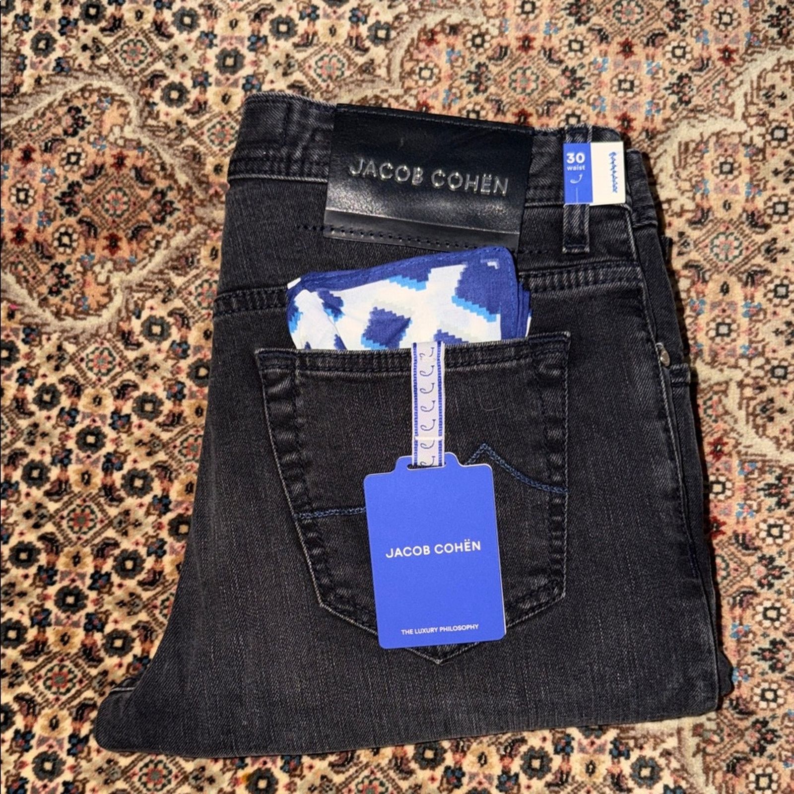 Jacob Cohen Jacob Cohen Dark Gray Bard Men's Jeans Size 30 Size US 30 / EU 46 - 1 Thumbnail