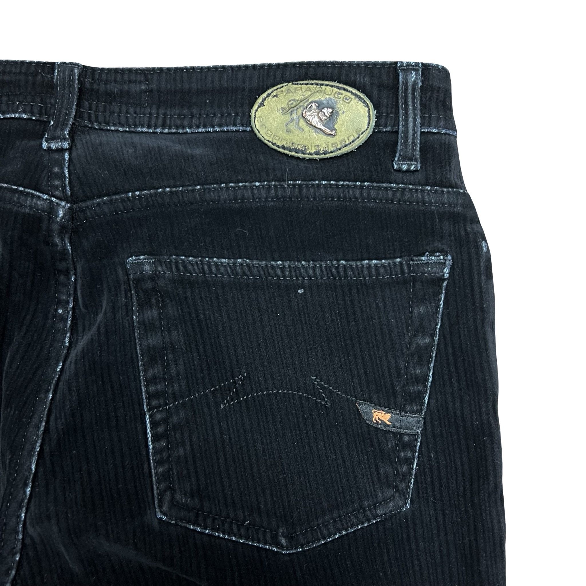 Parasuco Parasuco Made in Italy Black Velvet Pants - 30” Size US 30 / EU 46 - 7 Thumbnail