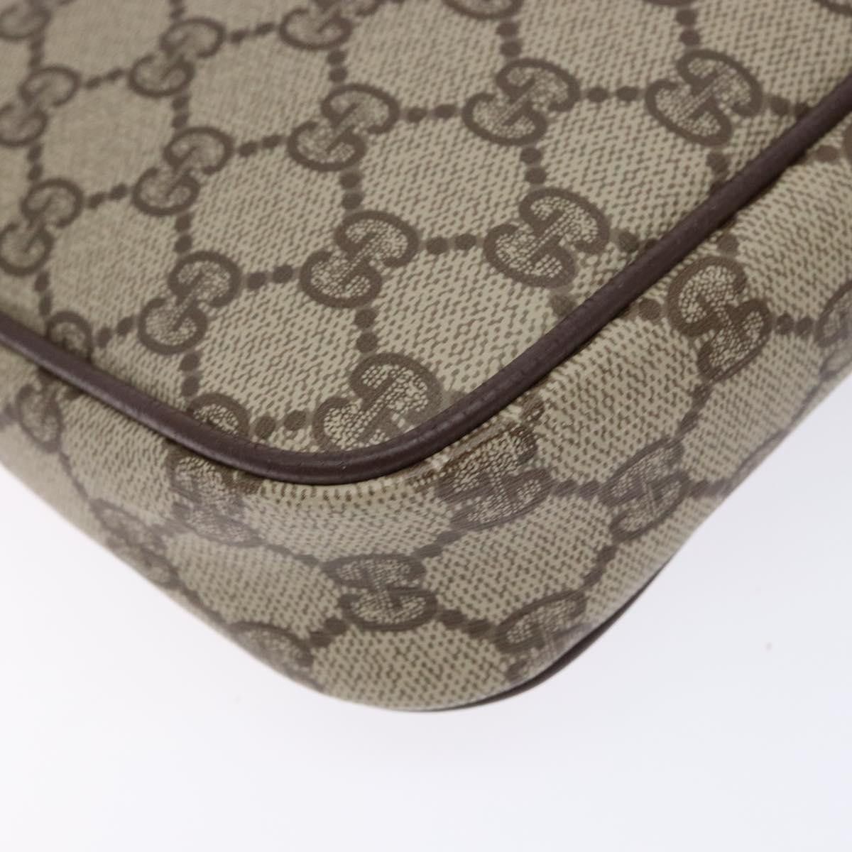 Gucci GUCCI GG Supreme Shoulder Bag Pvc Beige Gold 156 02 068 Size ONE SIZE - 11 Thumbnail
