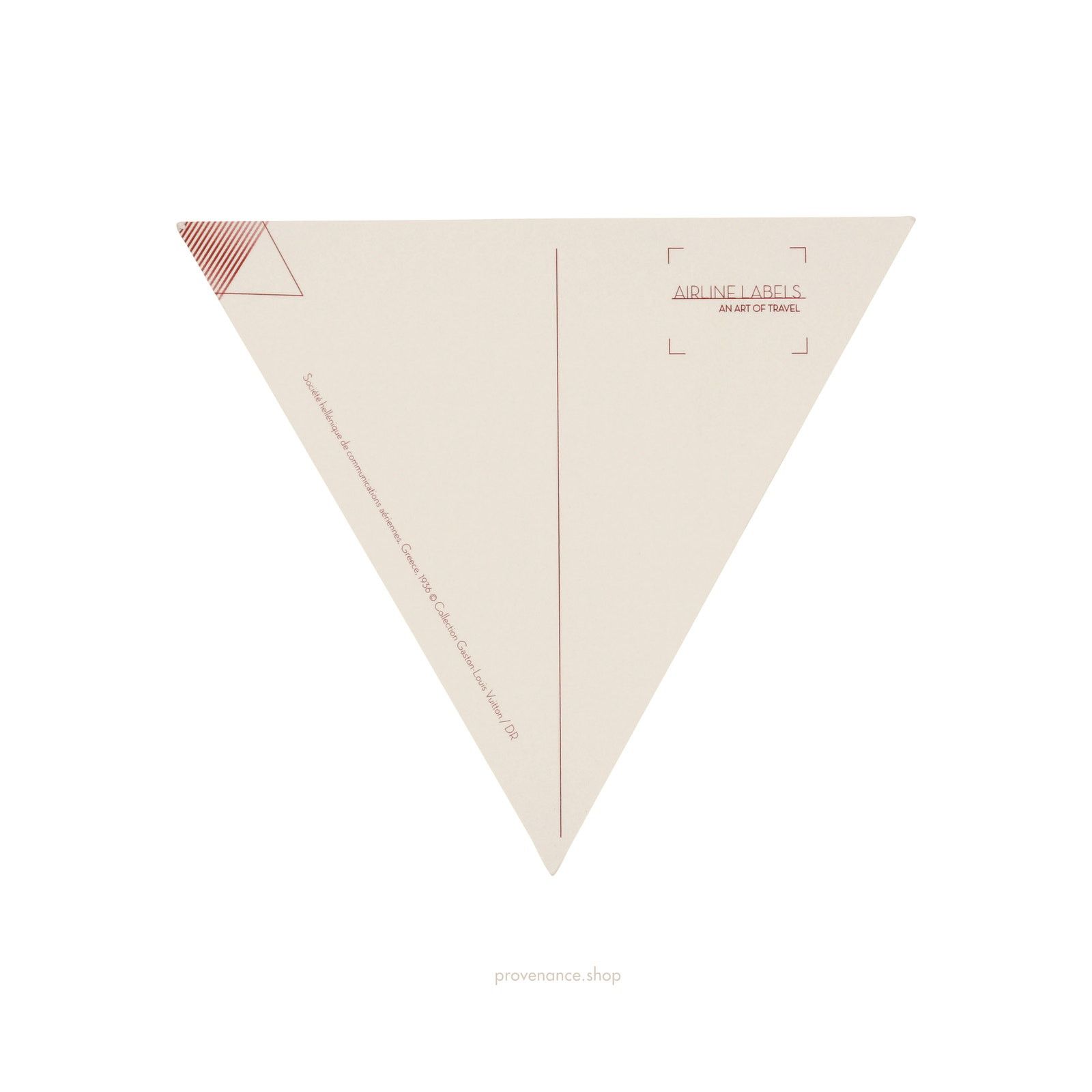 Louis Vuitton 🔴 Louis Vuitton Airline Label Postcard Sticker Size ONE SIZE - 2 Thumbnail