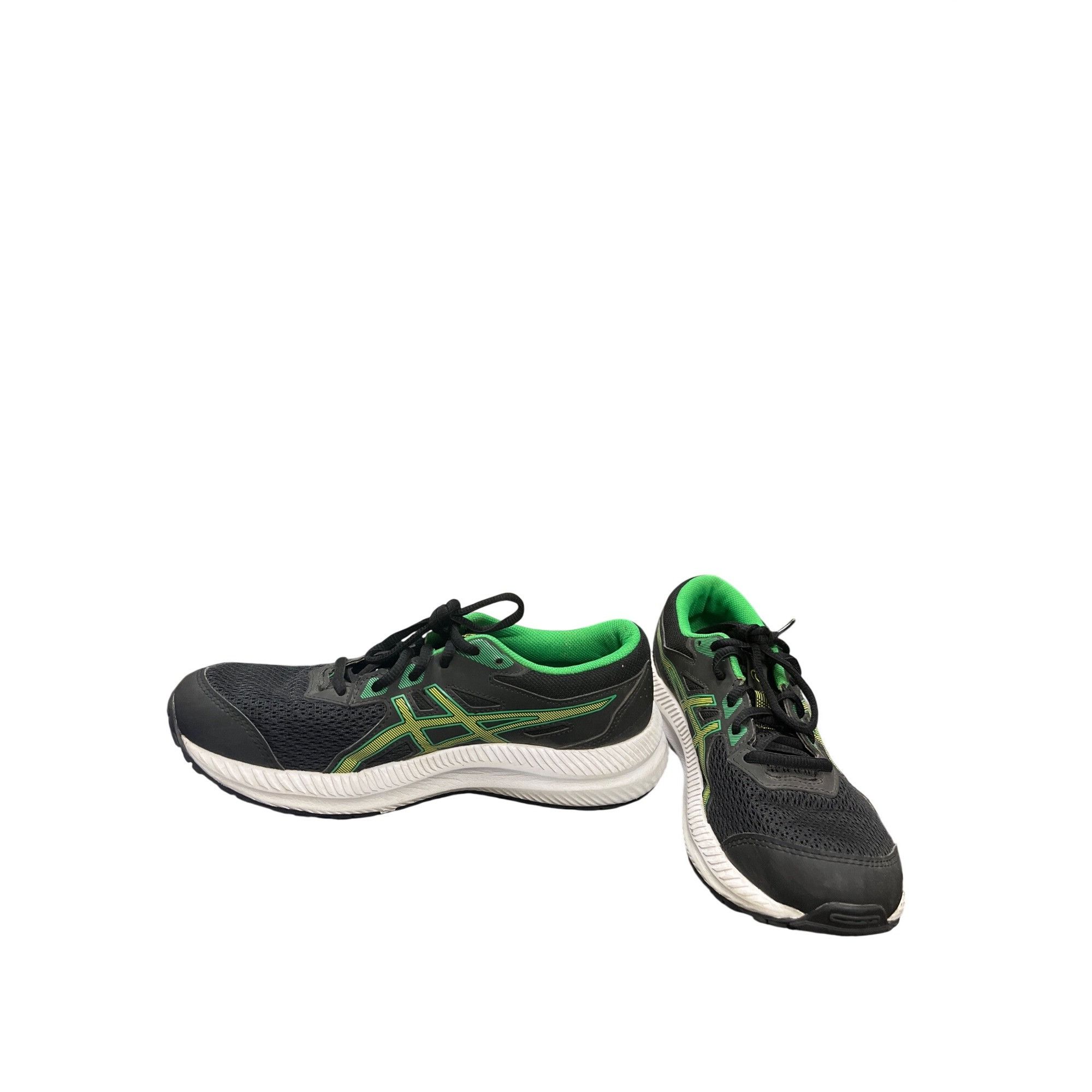 Asics Asics Contend 8 wms black green leather fabric low sneakers Size US 6.5 / IT 36.5 - 2 Thumbnail