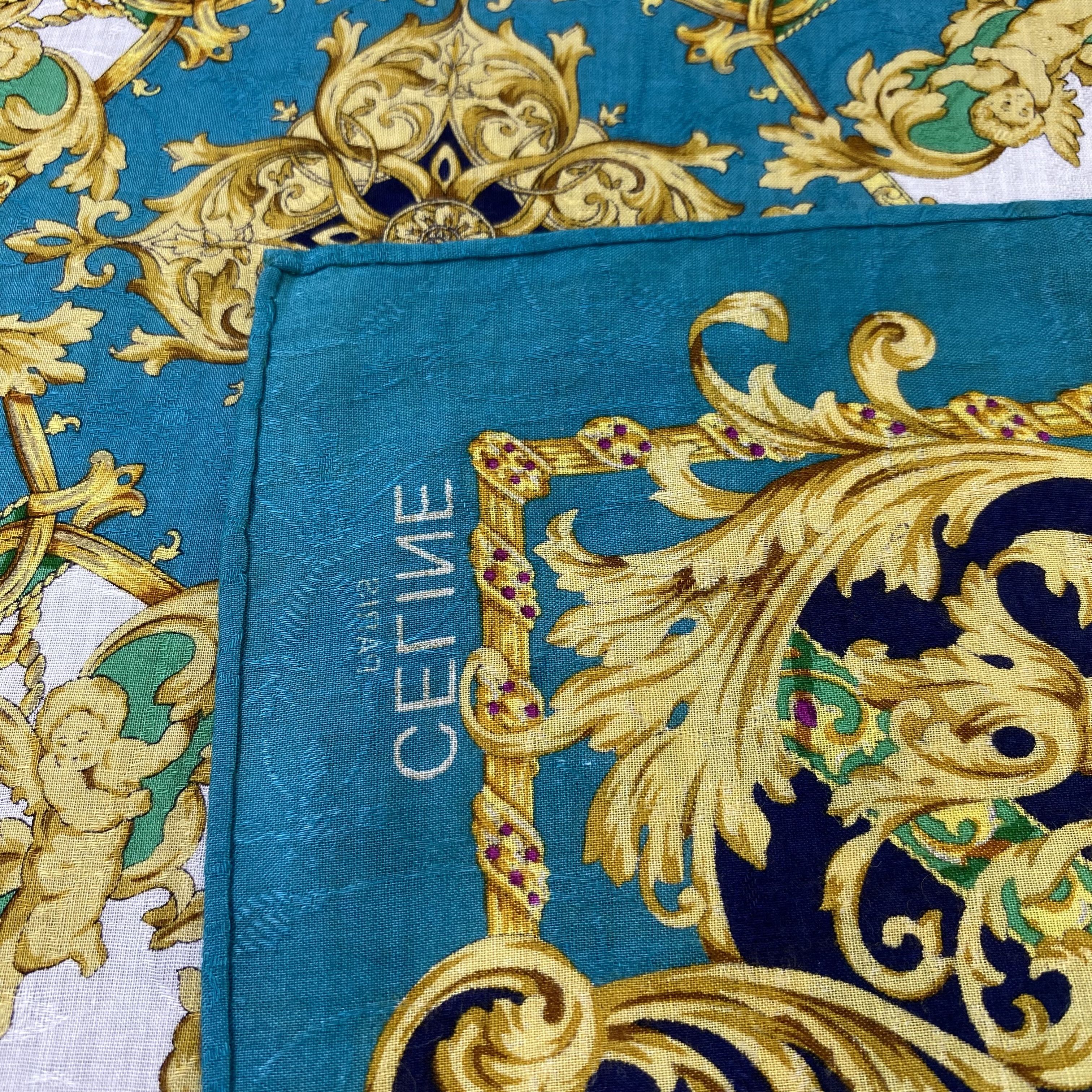 Celine Celine Handkerchief Neckerchief Bandana-B1940 Size ONE SIZE - 6 Thumbnail