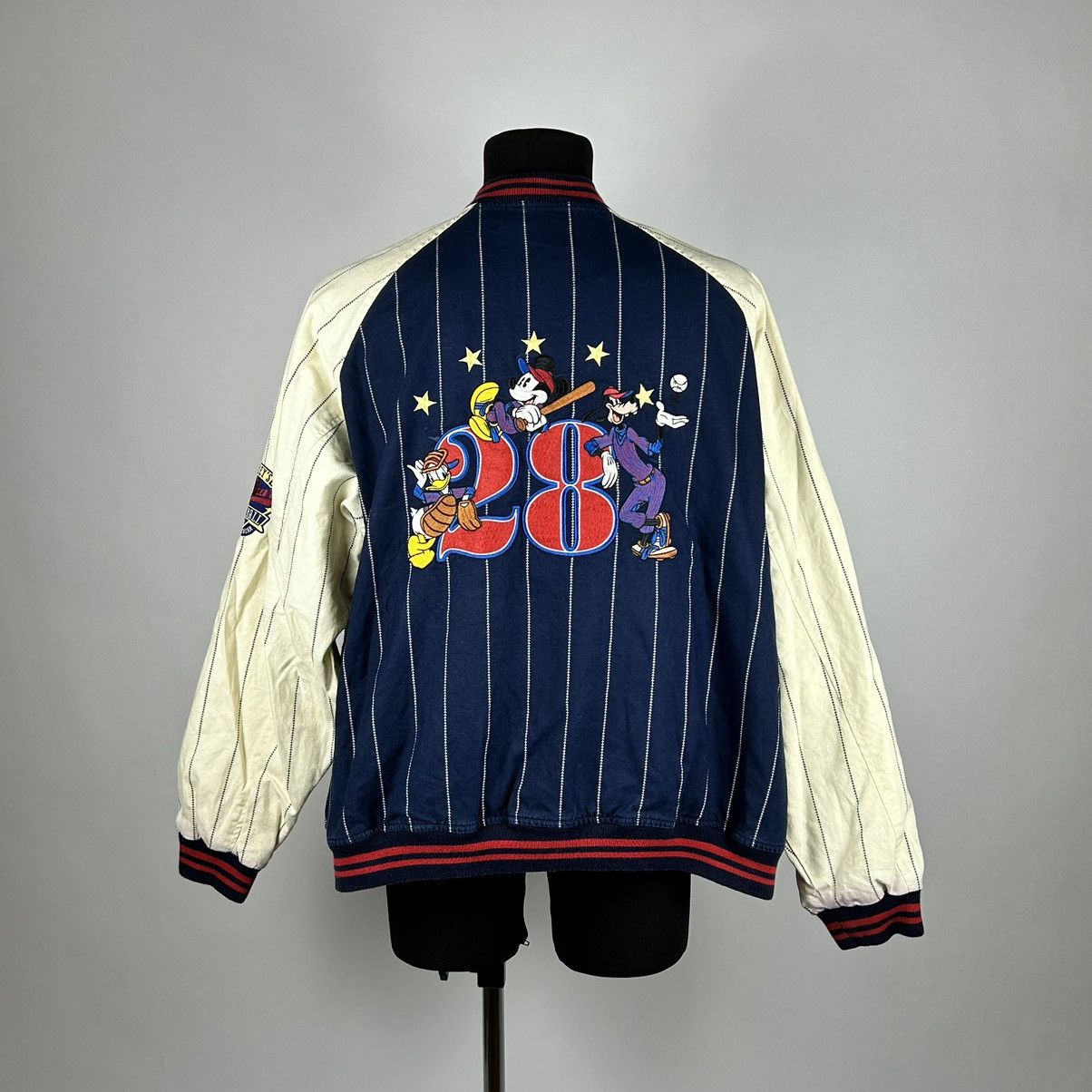 Disney × Vintage Disney baseball vintage jacket big logo spellout embriordery Size US XXL / EU 58 / 5 - 1 Thumbnail