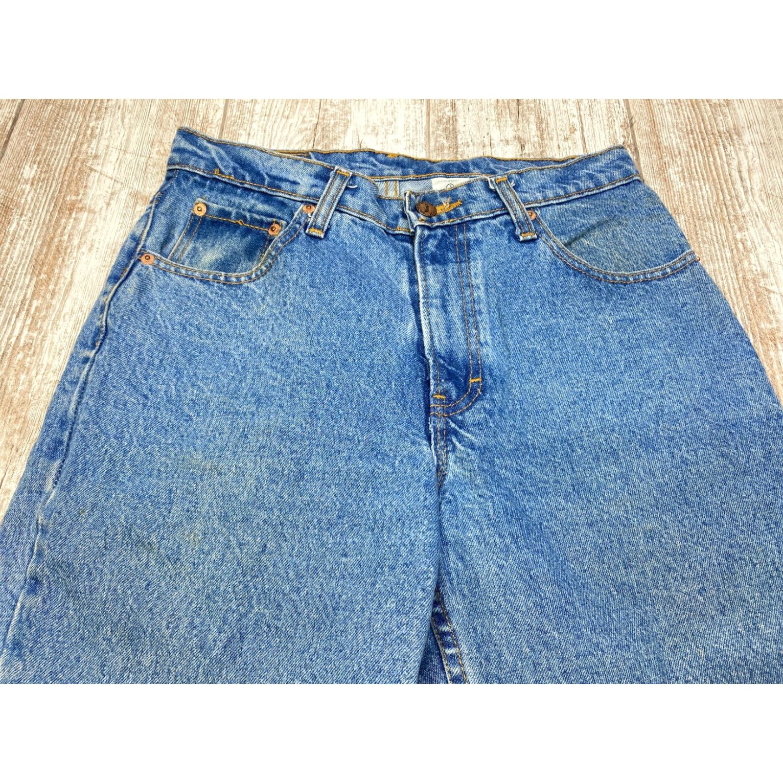 Jordache VINTAGE Jordache Jeans Women's 9/10 28x30 High Waist Tapered Stonewash Jeans 90s Style Size 32" / US 10 / IT 46 - 5 Thumbnail