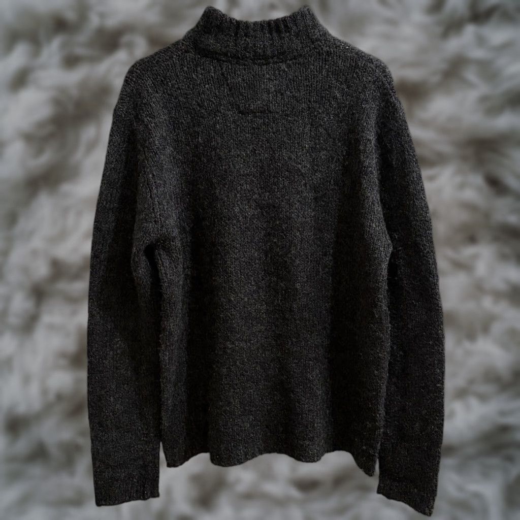 Harley Davidson VINTAGE Harley Davidson Sweater Mens M Gray 90s Biker Motorcycle Mock Neck Pullover Knit - Knit Style: Tight-Knit, Embroidered graphics Size US M / EU 48-50 / 2 - 1 Thumbnail