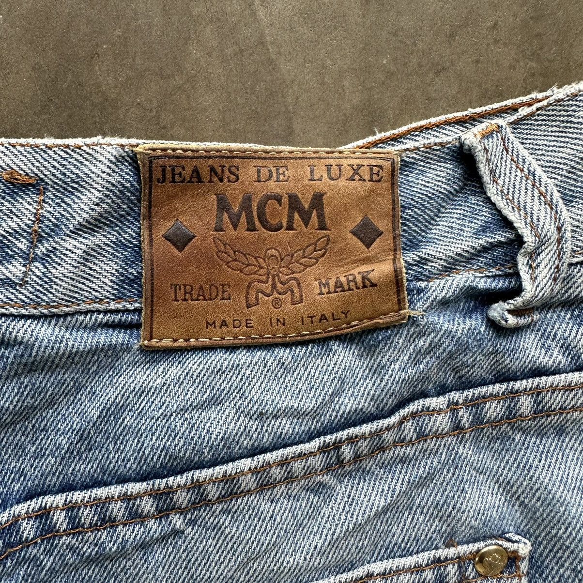 MCM Vintage MCM Distressed Denim Faded Jean Pant W27 Size US 27 - 14 Thumbnail