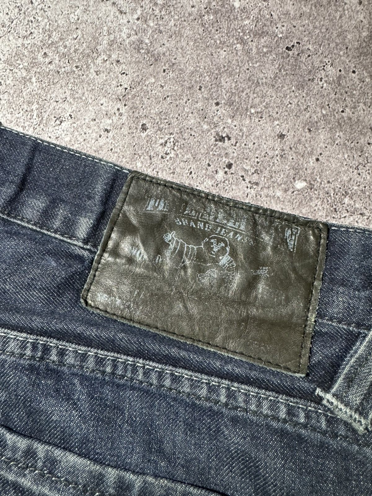 True Religion × Vintage True Religion Vintage Streetwear y2k Denim rap Jeans Size US 34 / EU 50 - 5 Thumbnail