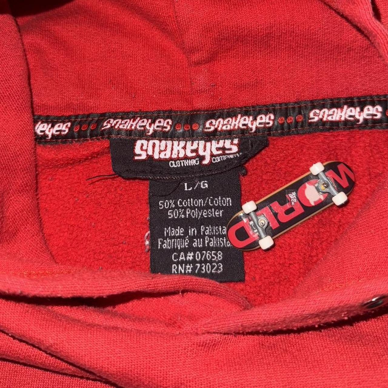 JNCO Y2K 2000s Snakeyes Pin Up Devil Girl Flame Cyber Punk Hoodie Size US L / EU 52-54 / 3 - 8 Thumbnail
