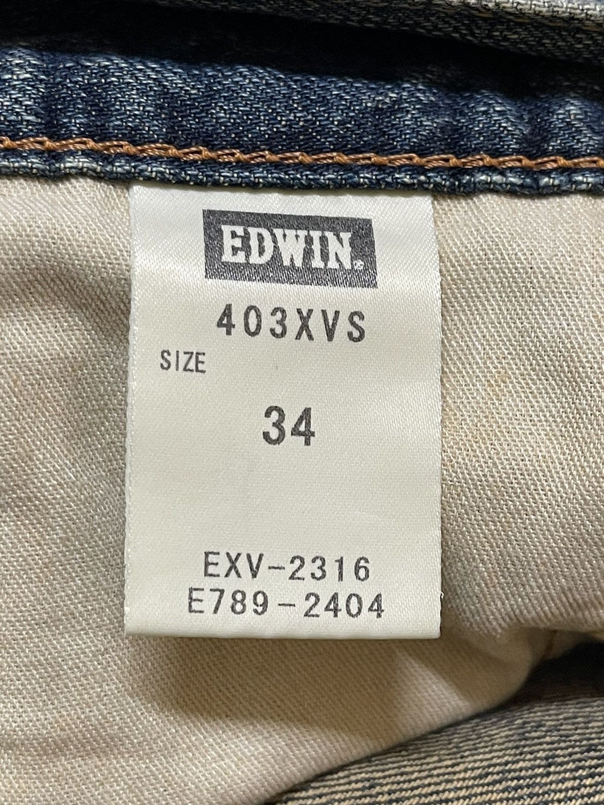 Edwin Vintage Edwin Faded Wash Style Distressed Baggy Jeans Size US 36 / EU 52 - 11 Thumbnail